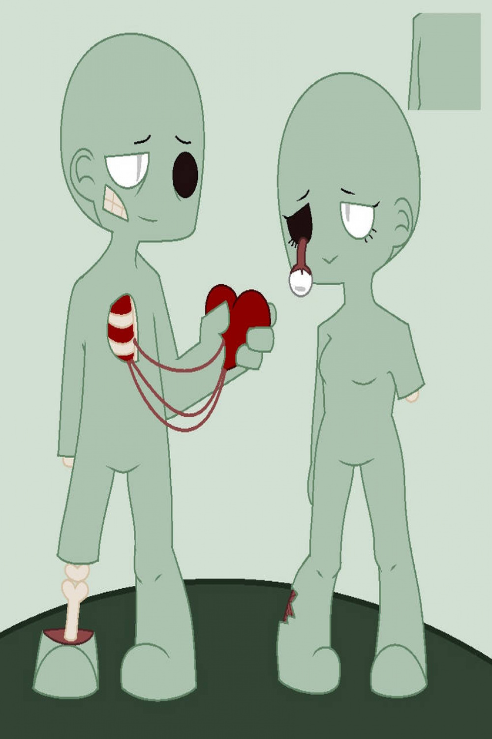 Zombie love base by JayGummyBuns on DeviantArt
