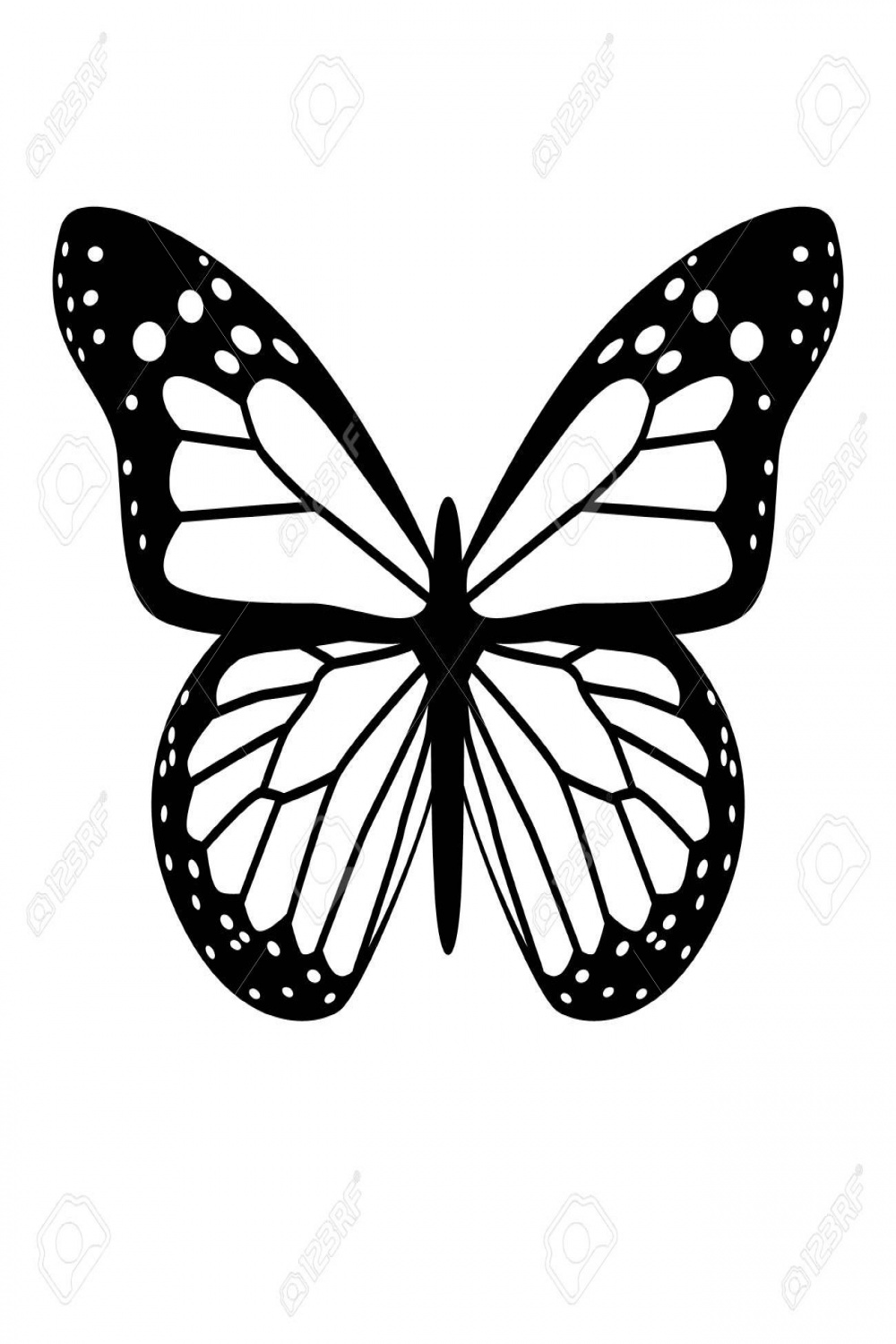 A black and white vector butterfly , #affiliate, #white, #black