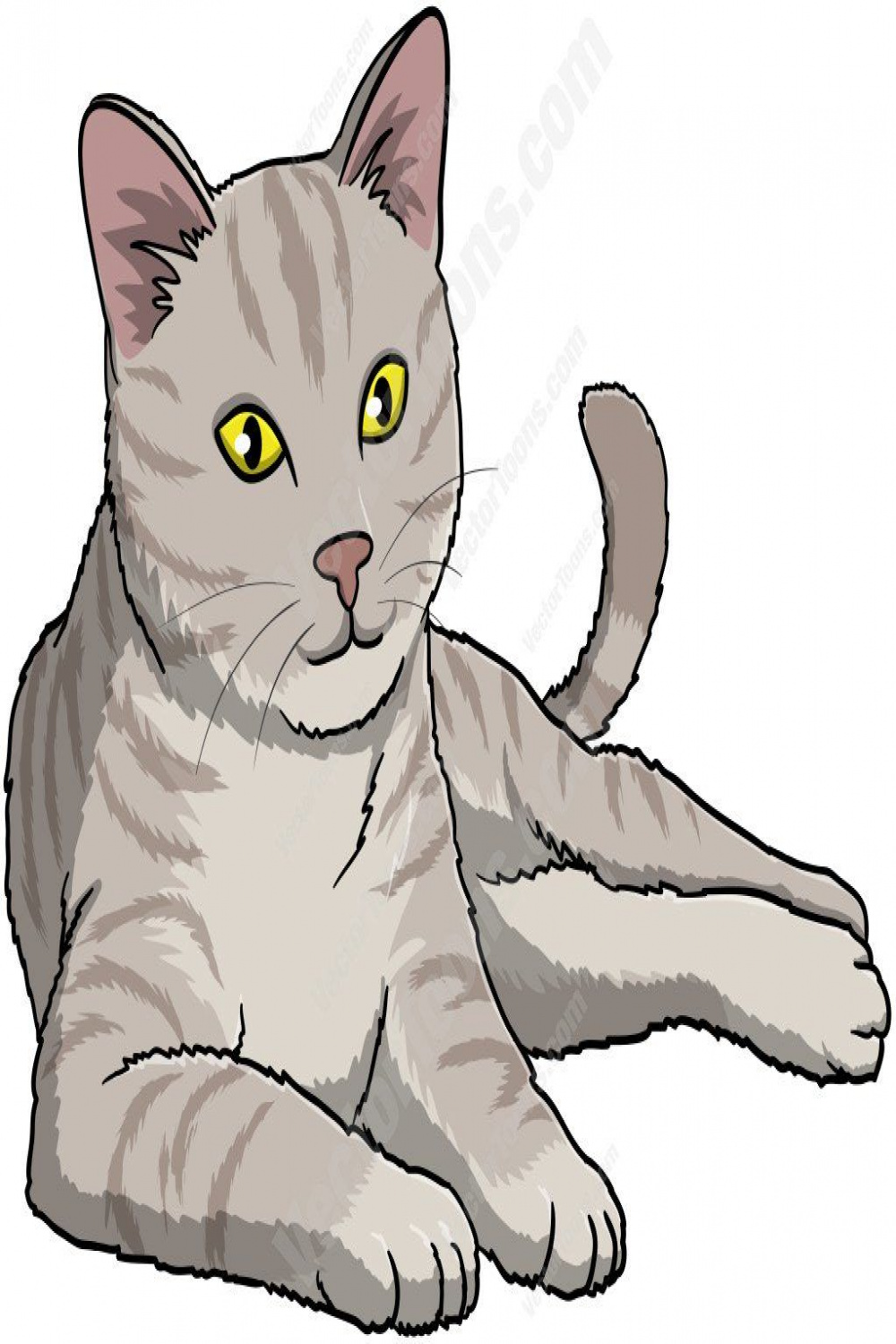 a cat laying down clip art - Yahoo Image Search Results  Cat face