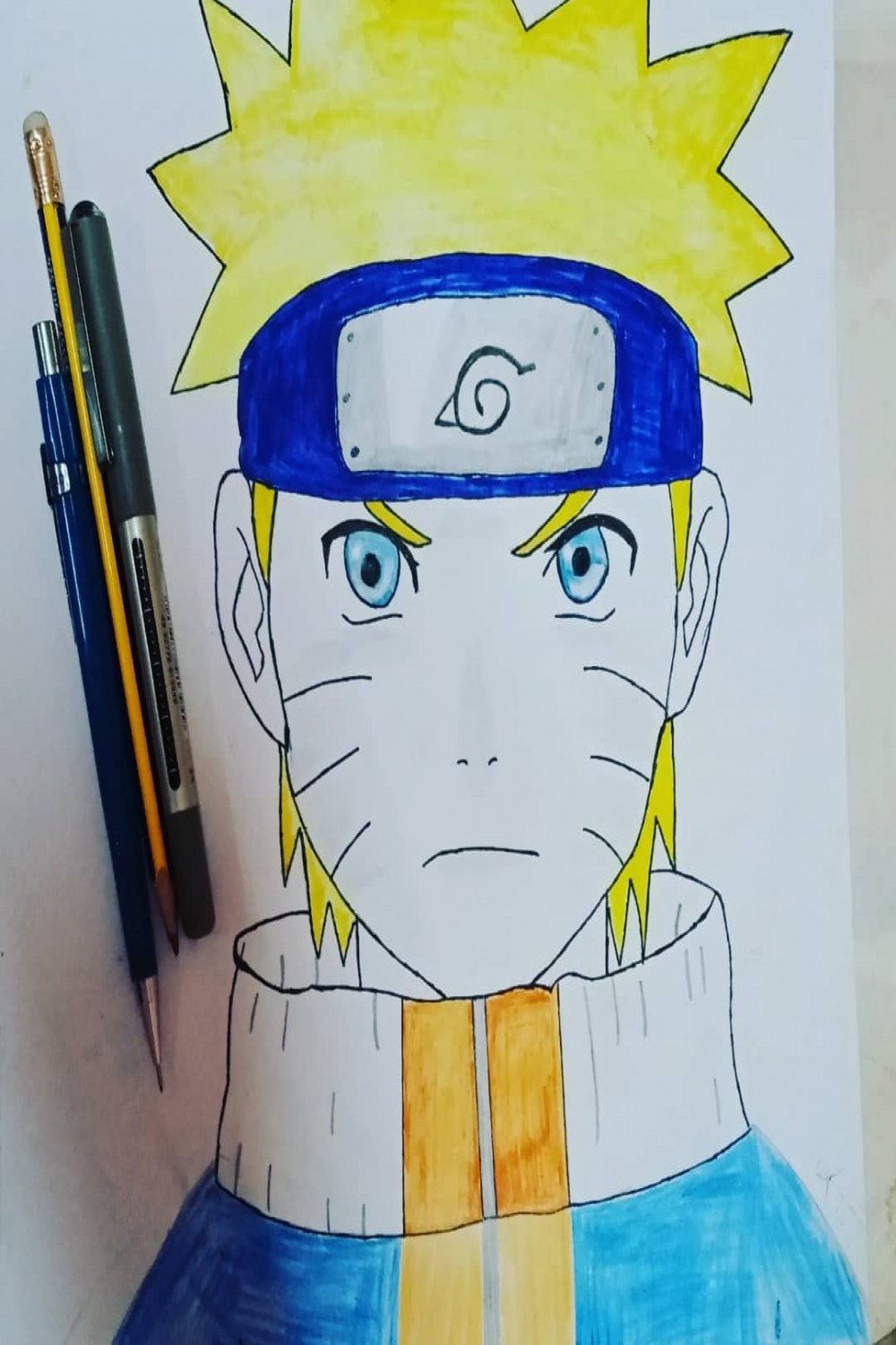 A cute drawing for Naruto Uzumaki🥰👉👈💕 : r/drawing