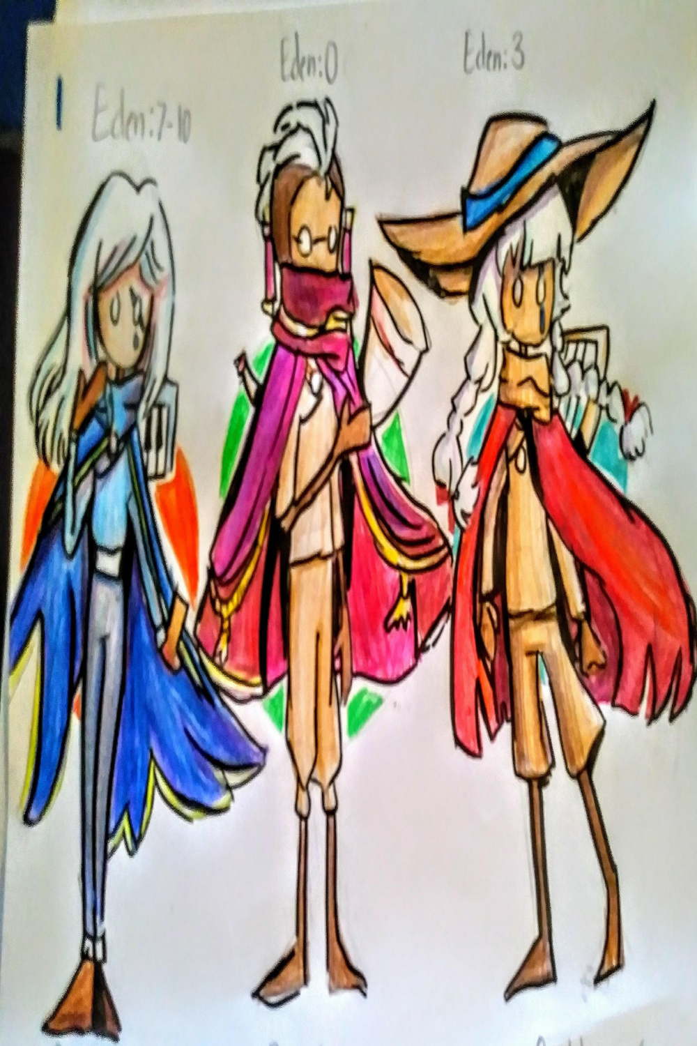 A drawing of some of my friends an I (reference sheet) : r/SkyGame