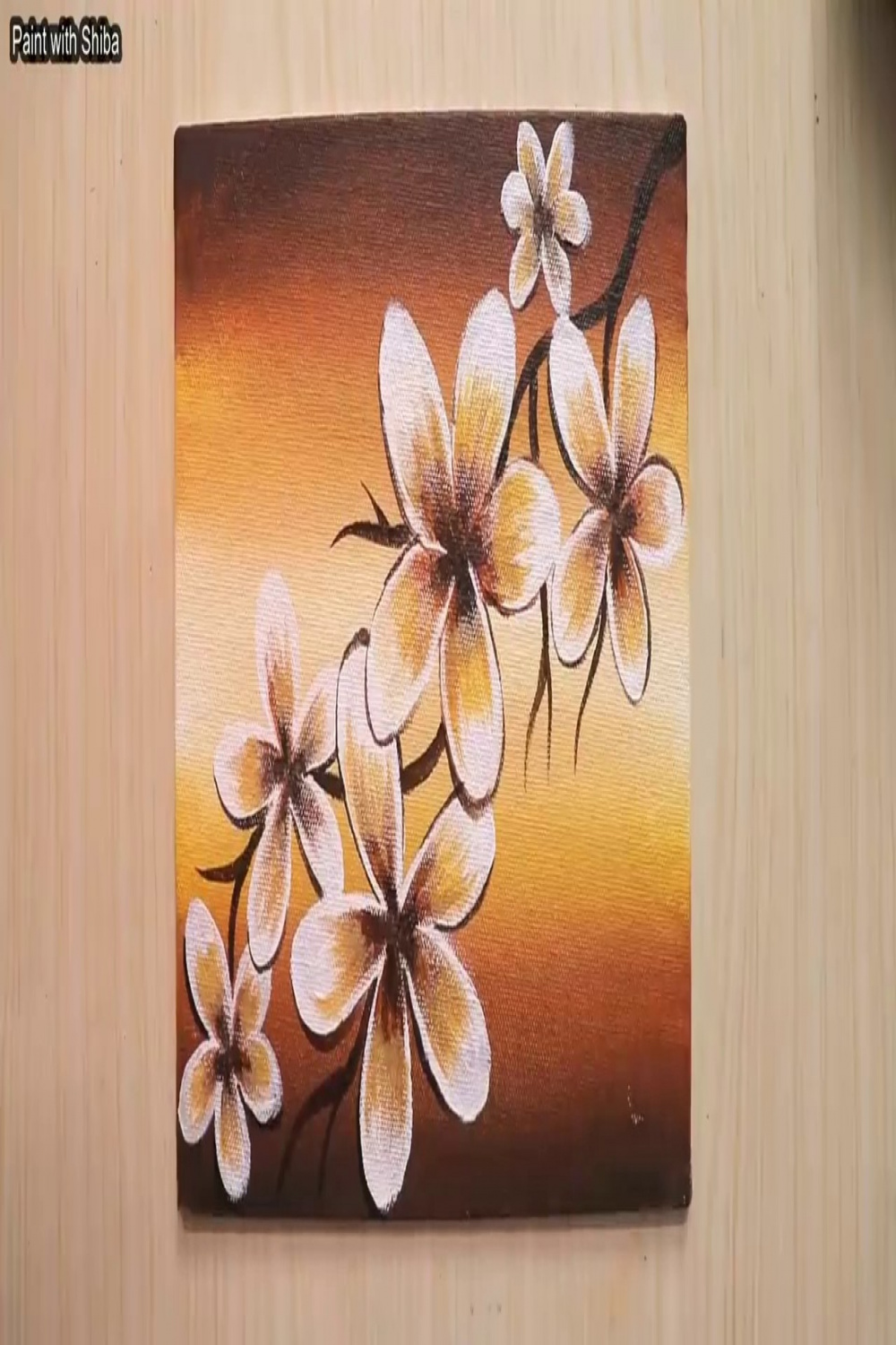 Acrylic painting for beginners of beautiful and simple flowers