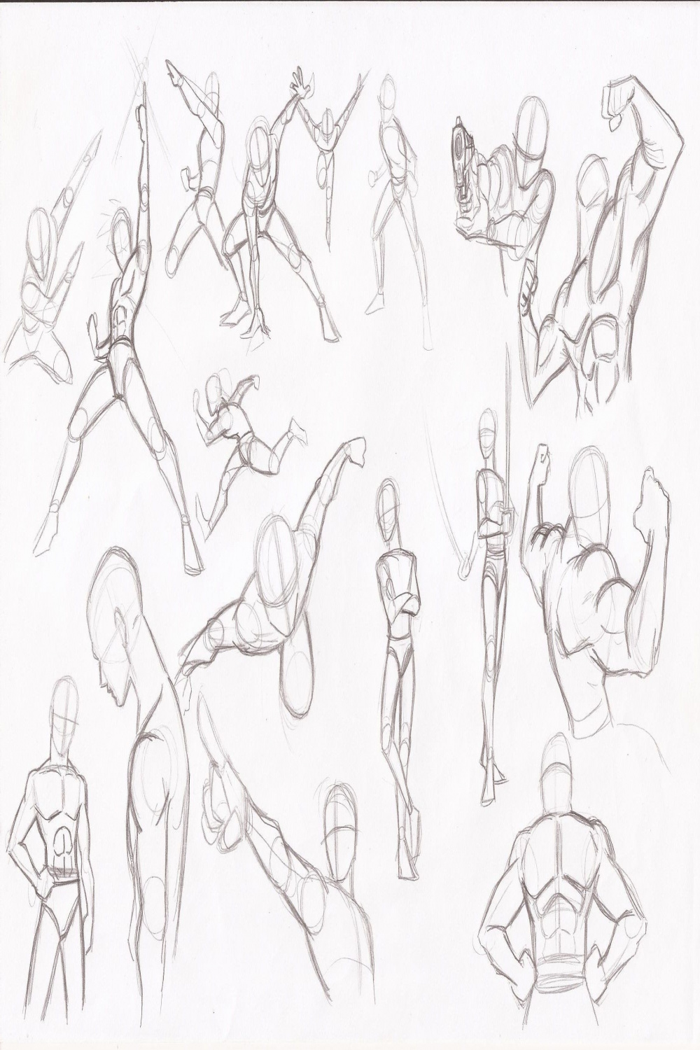 action poses drawing male - Google zoeken  Tutoriel de dessin