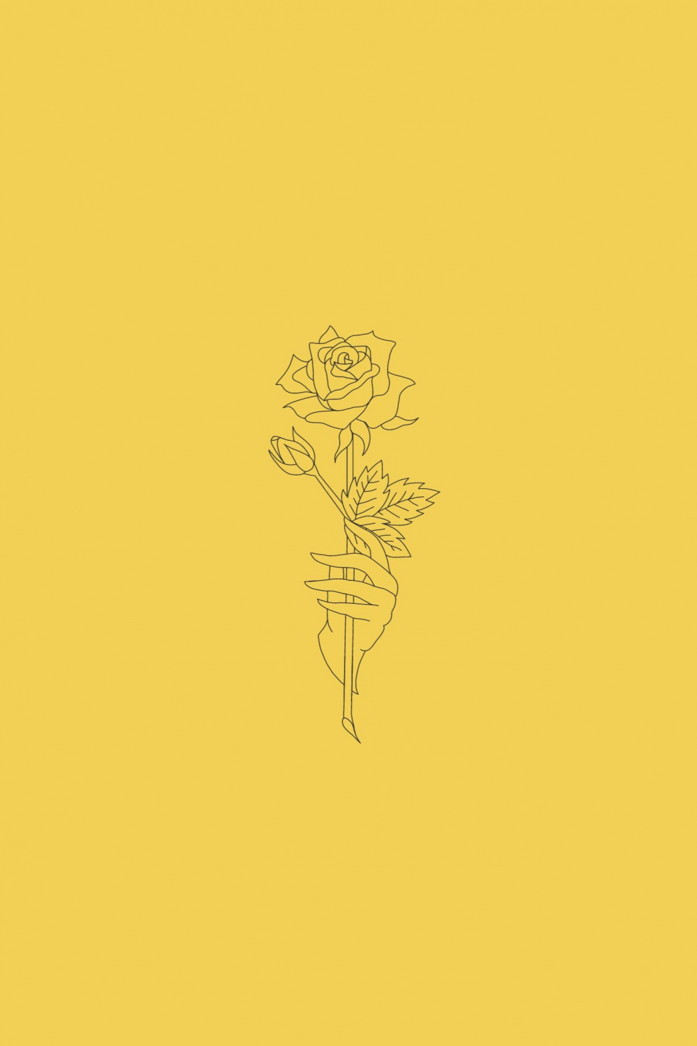 Aesthetic yellow flower wallpaper  Flower drawing, Yellow flower