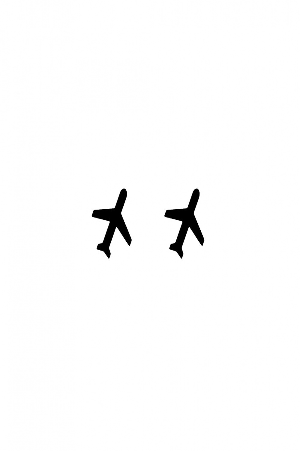 Airplane Temporary Tattoo Set ( tattoos) – TattooIcon