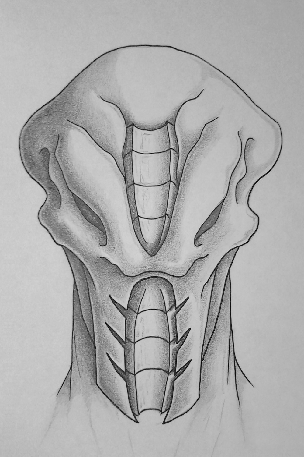 Alien face/helmet auf Behance