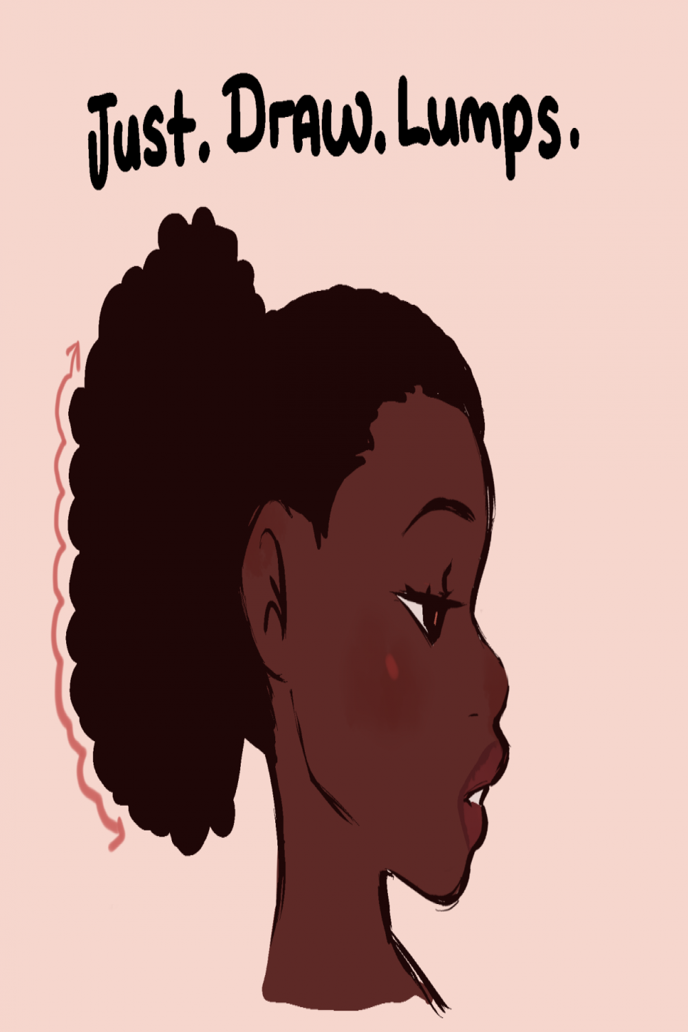𝕬𝖒𝖎 — How to draw Afro textured c hair - an