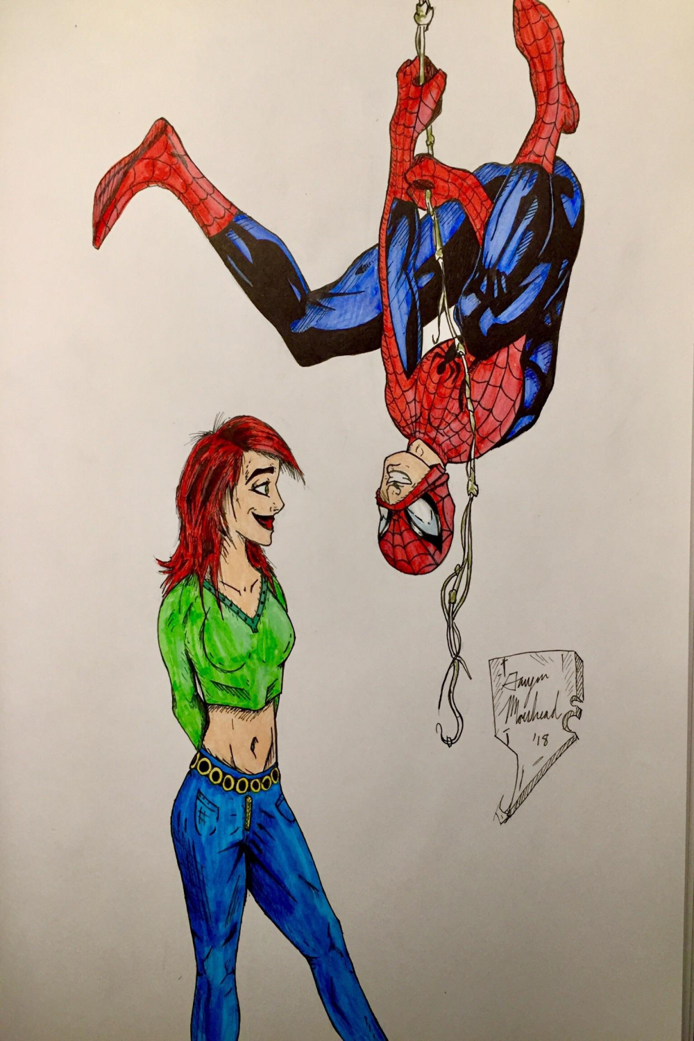 An Ultimate Spider-Man based drawing I did for a friend : r/Marvel