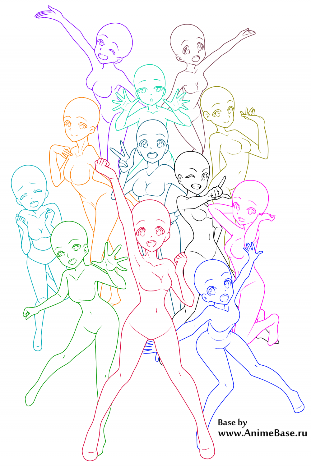 Anime base group of  collab - Anime Bases