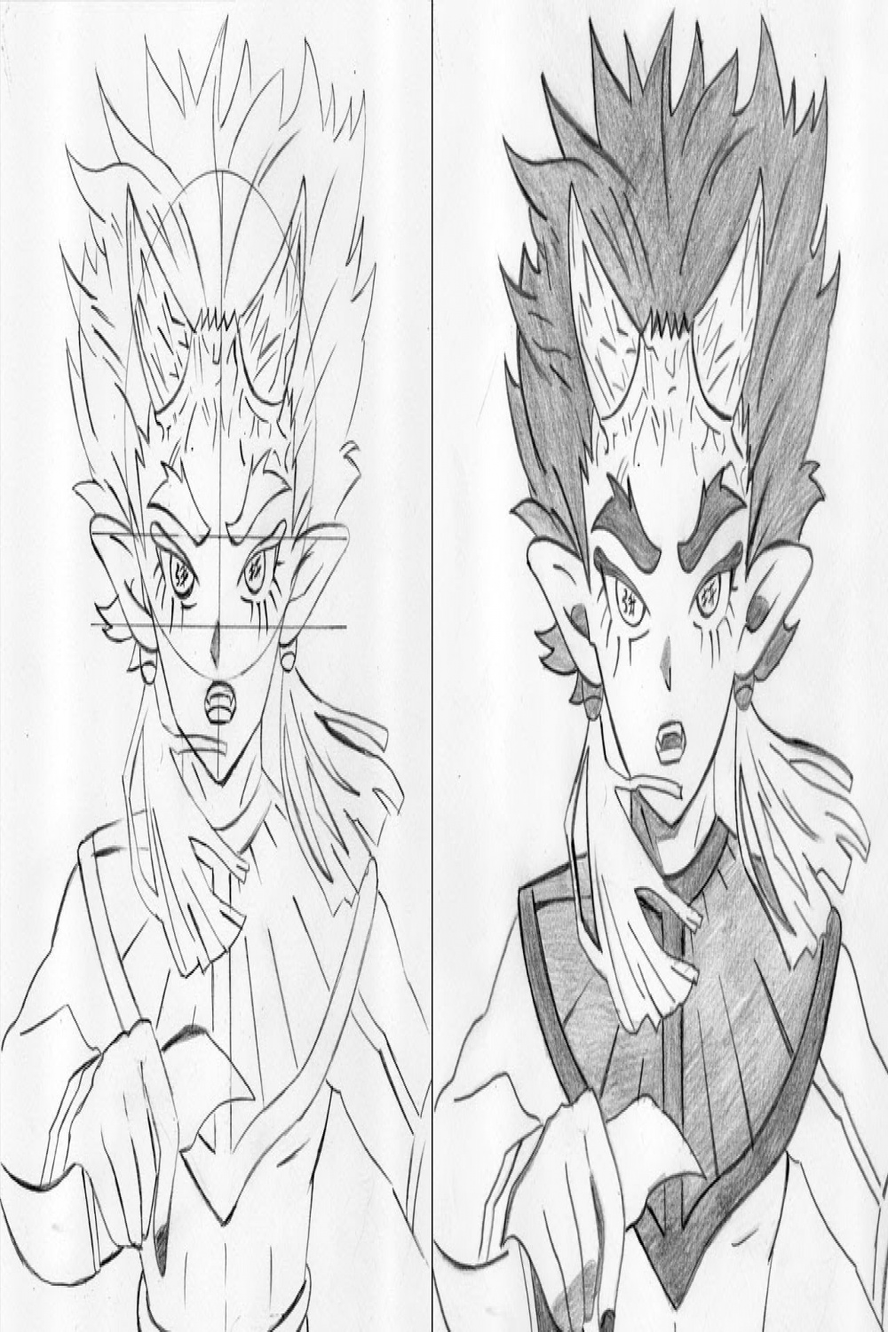 Anime Drawing  How to Draw Hantengu Upper Moon   Demon Slayer