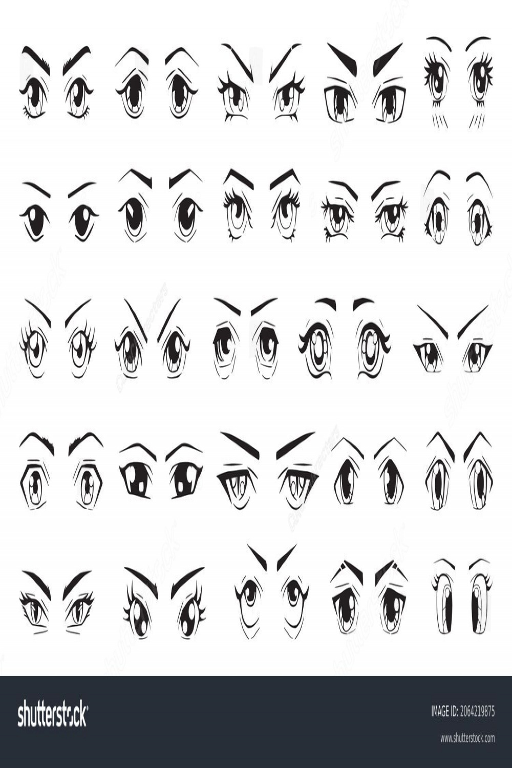 , Anime Eyes Images, Stock Photos, D objects, & Vectors