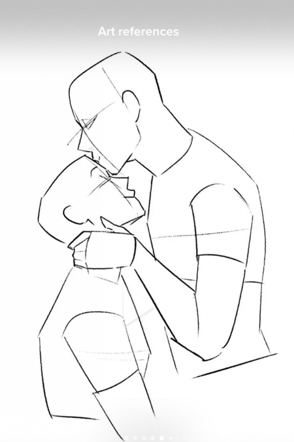 Art pose (not mine) in   Figure drawing reference, Drawing