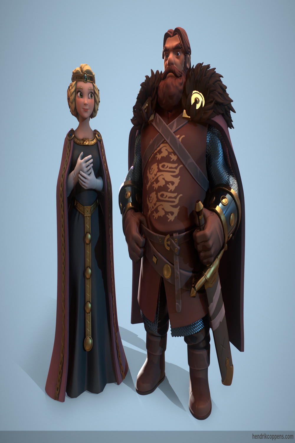ArtStation - The King and Queen - poses