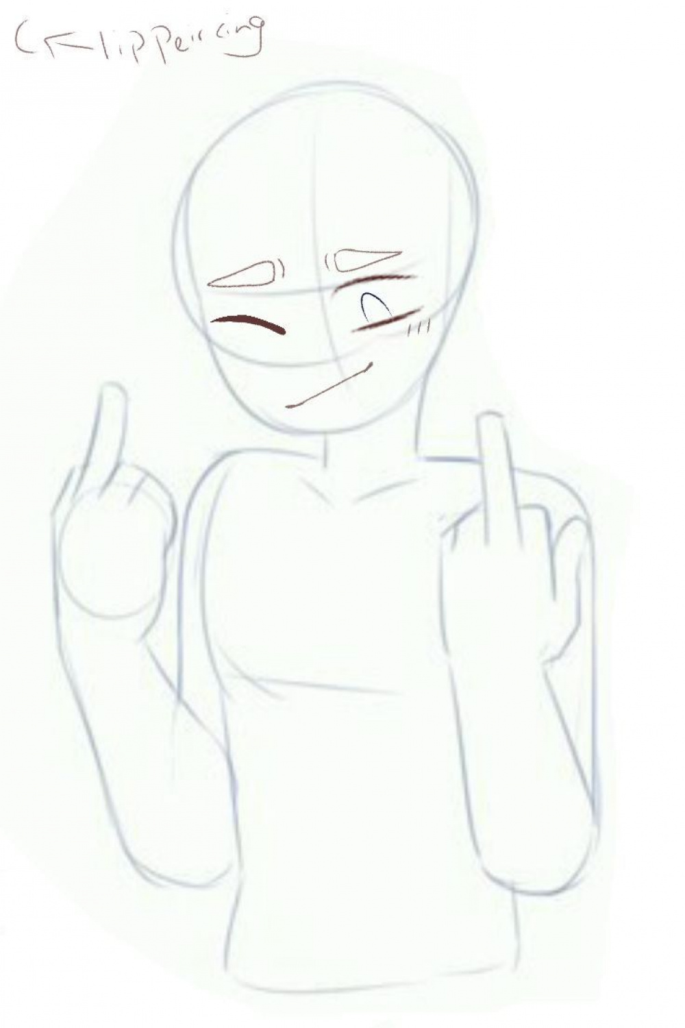 base #drawn #drawing #anime  Drawing base, Person drawing, Anime