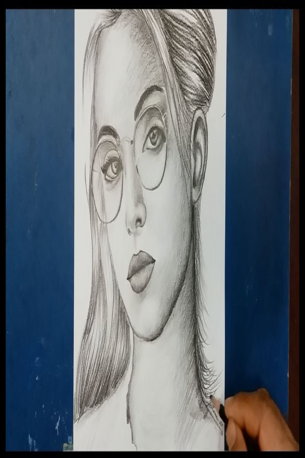 Beginner Drawing A Girl With Glasses  Draw Girl face with Glasses
