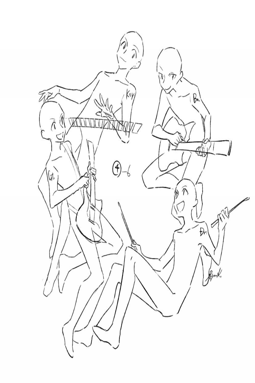 Best  people poses ideas in   drawing base, drawing