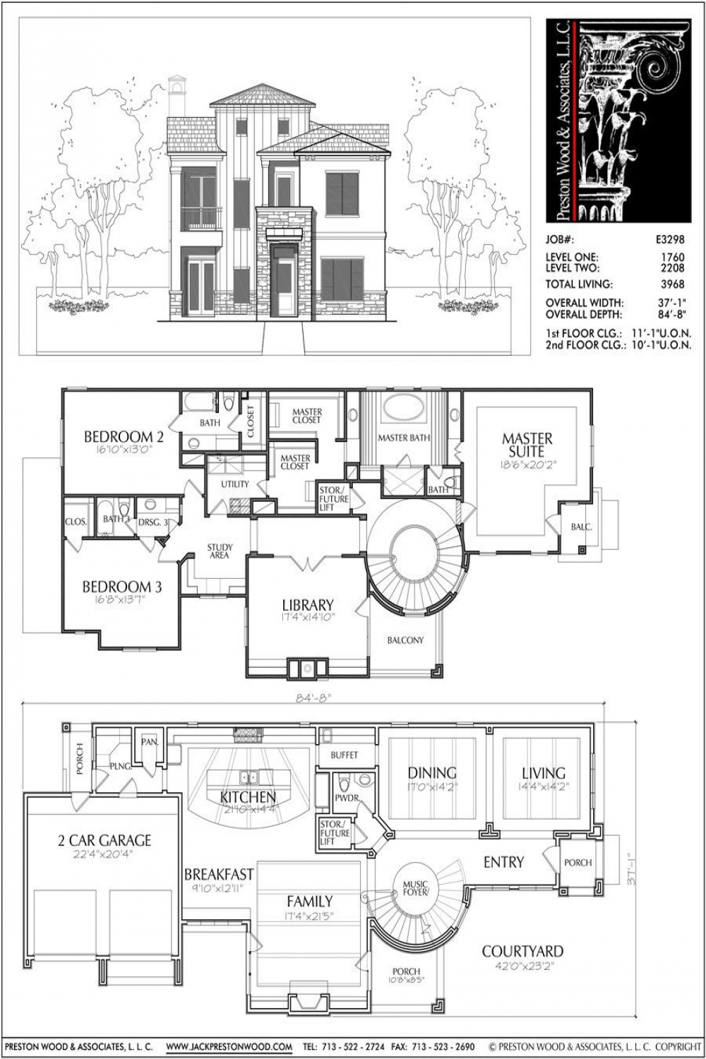 Best  Story House Plans, Two Story Home Blueprint Layout