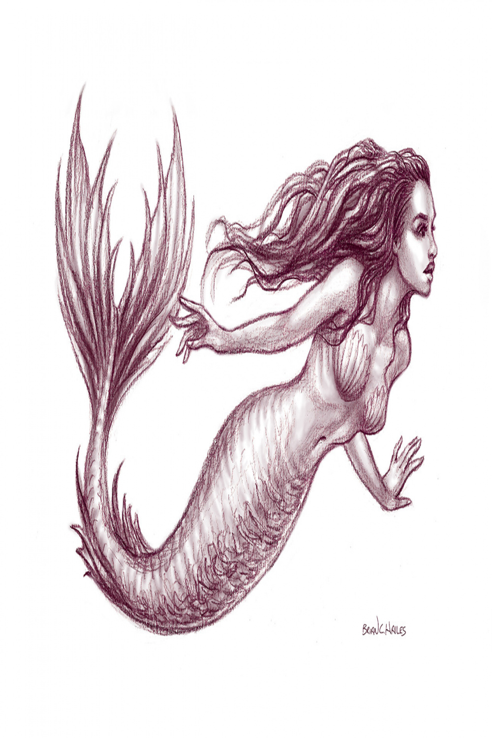 Brian C Hailes - Mermaid