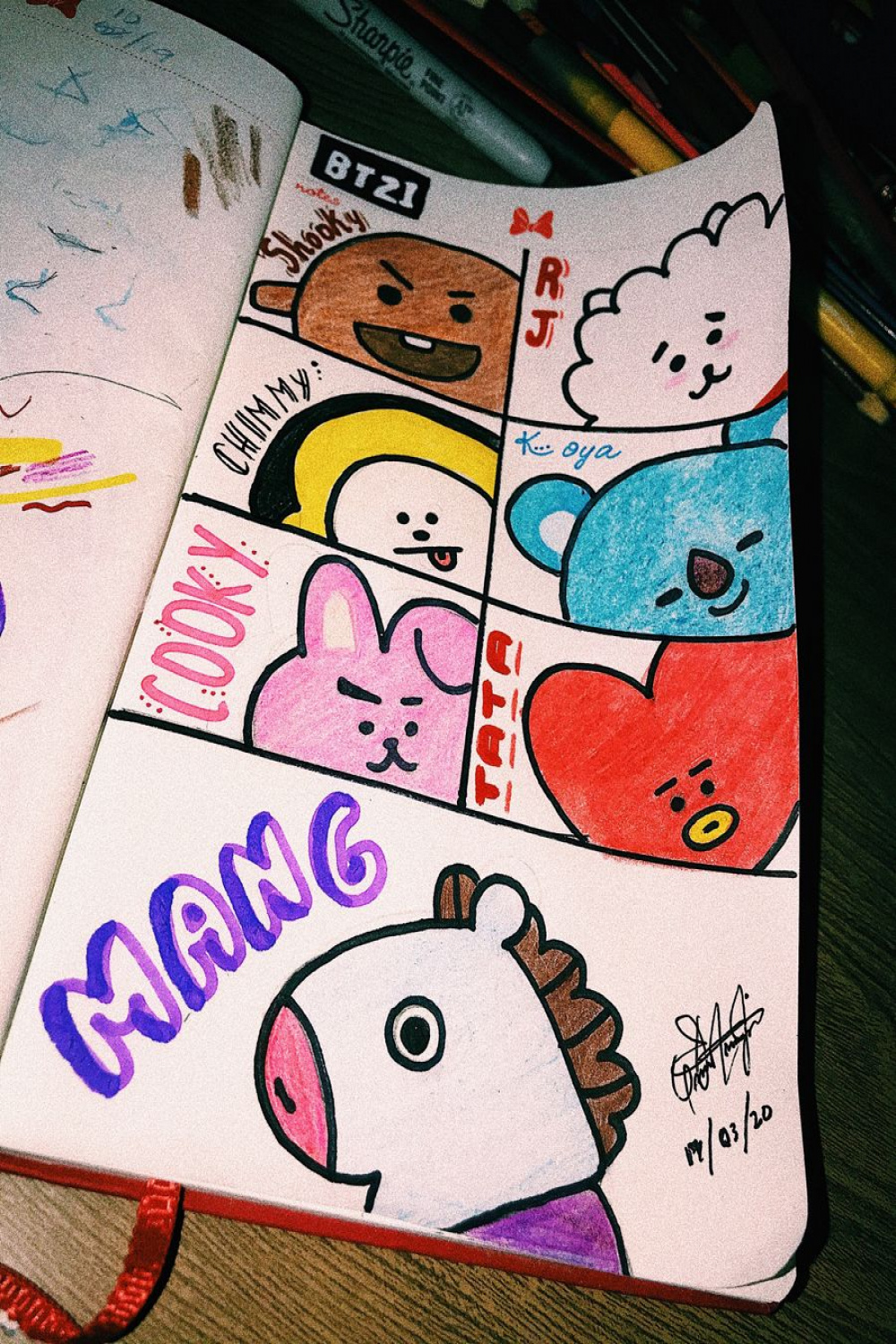 BT❣️  Easy drawings, Sketch book, Bts drawings