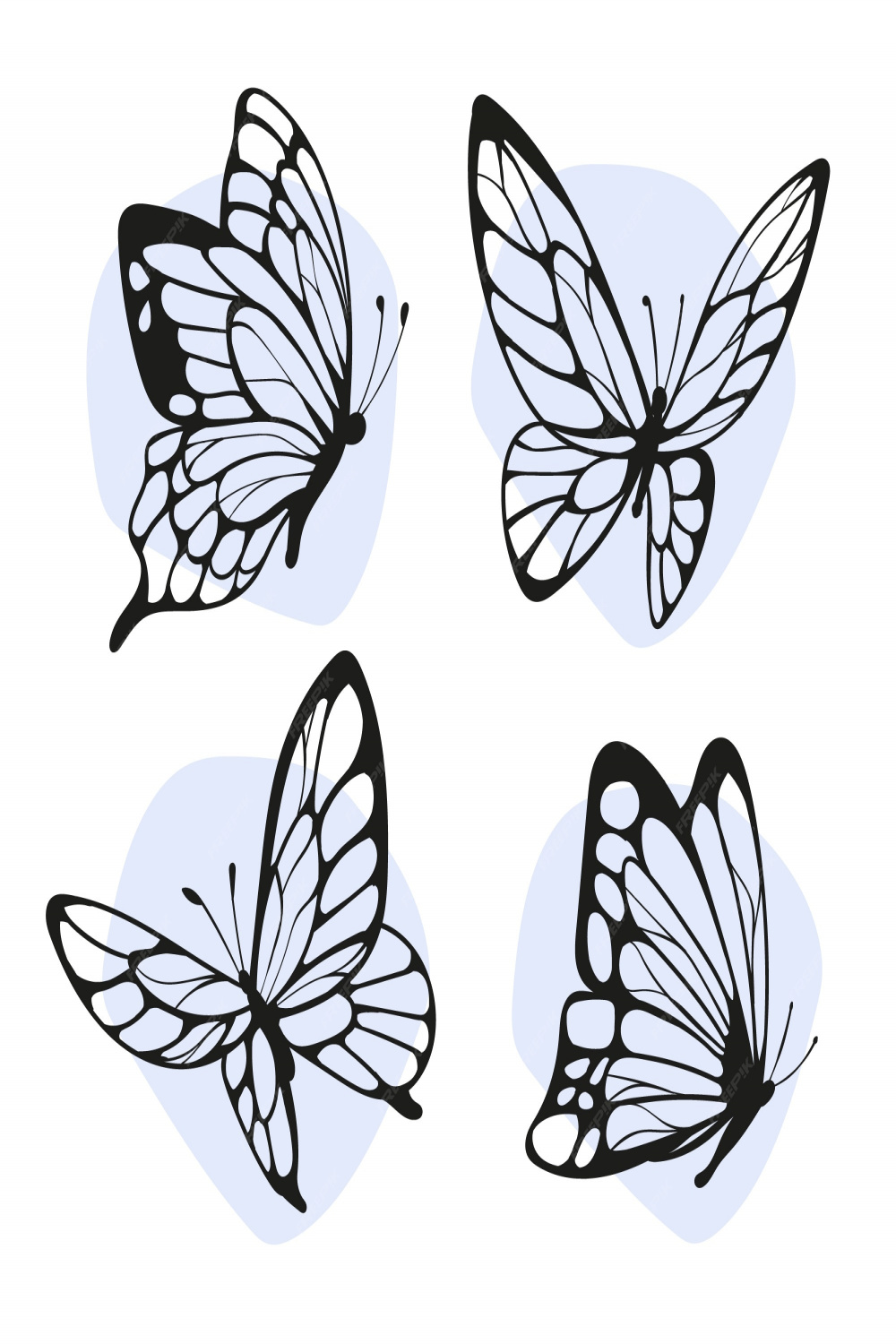 Butterfly Drawing Images - Free Download on Freepik