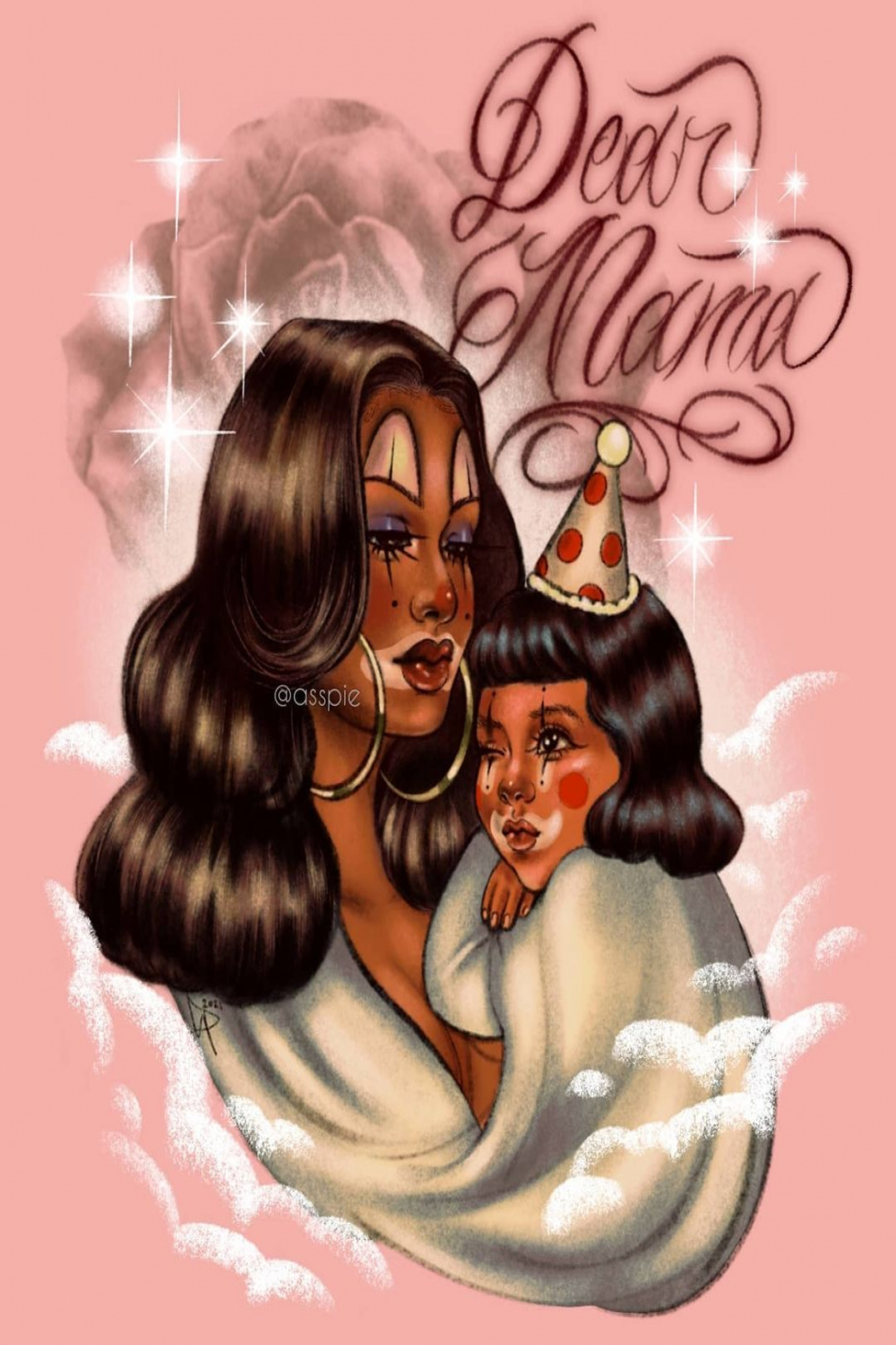 Cecelia on Instagram: “"Dear Mama" mother&#;s day print and card