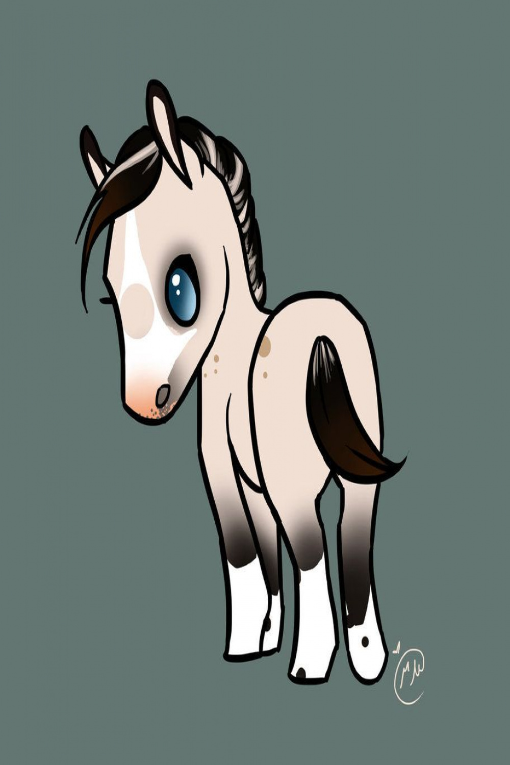Chibi! by WesternSpice on deviantART  Horse drawings, Horse