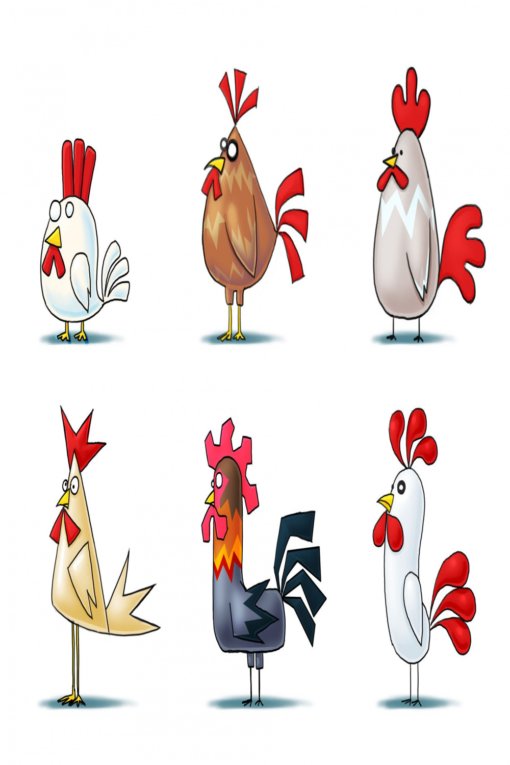 Chicken Concept, Saleh Ahmed  Bird art, Chicken art, Whimsical art