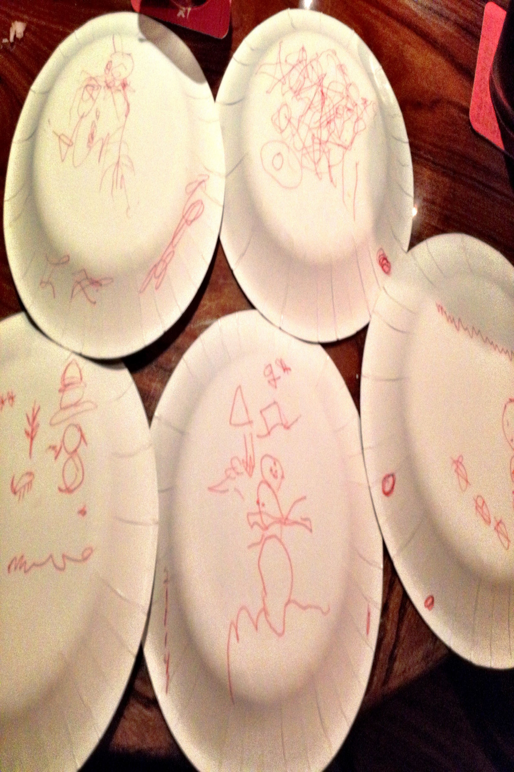 Christmas game of following instructions to draw a snowman while