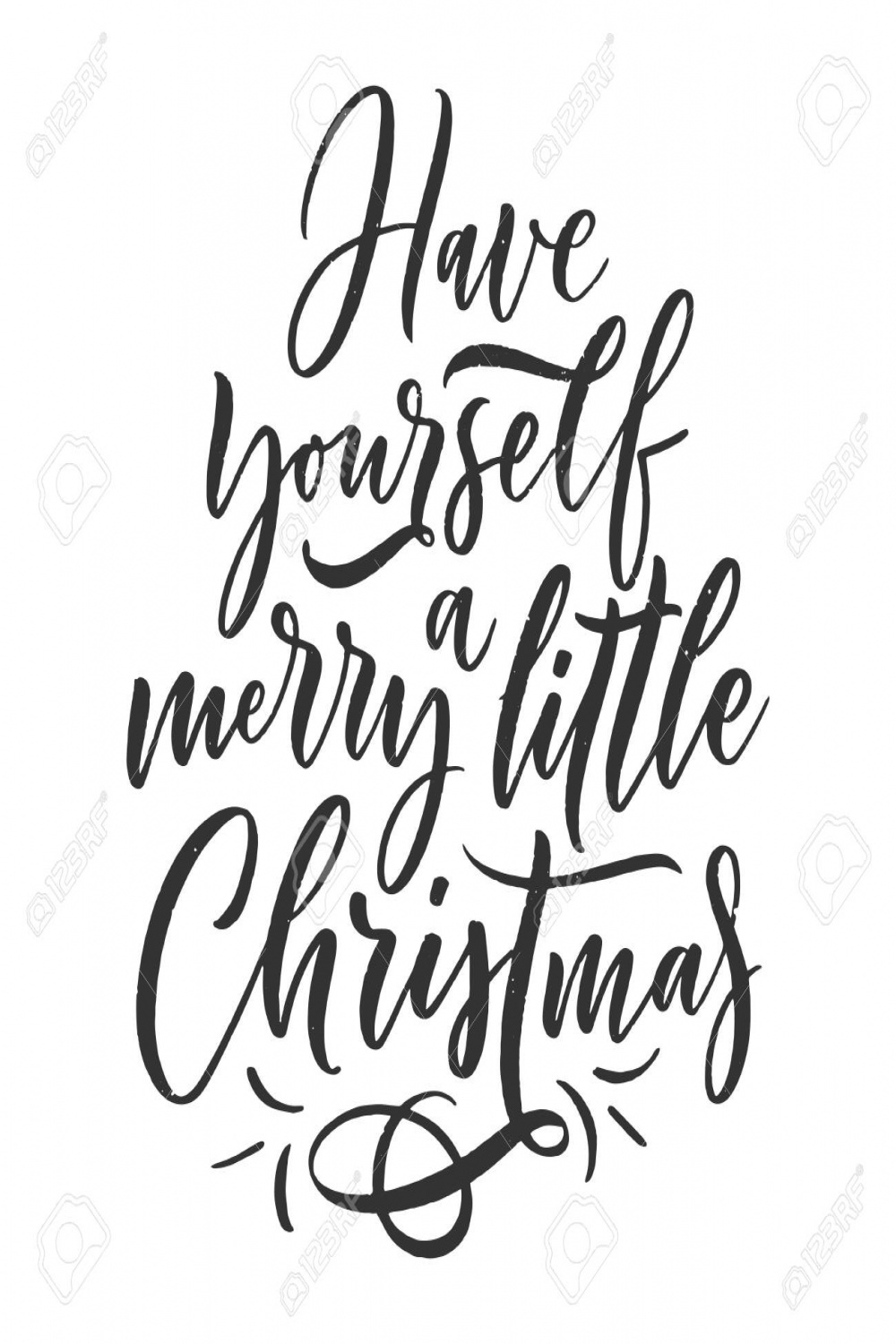 Christmas Quote. Winter Xmas Slogan