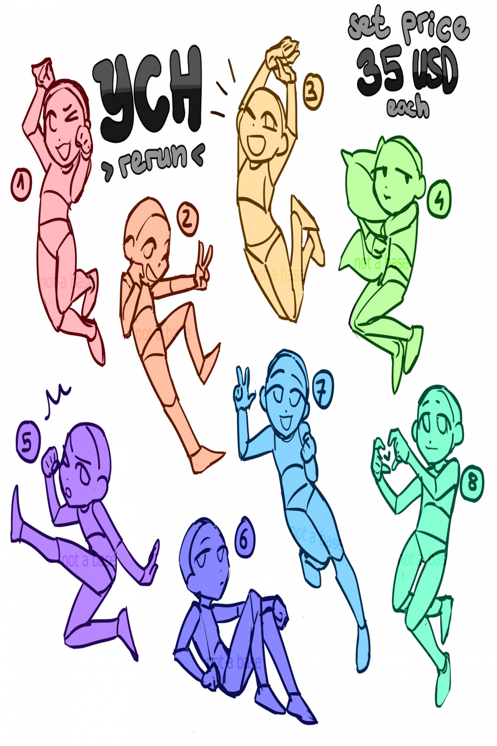 CLOSED] chibi set YCH rerun by alligaytorswamp on DeviantArt