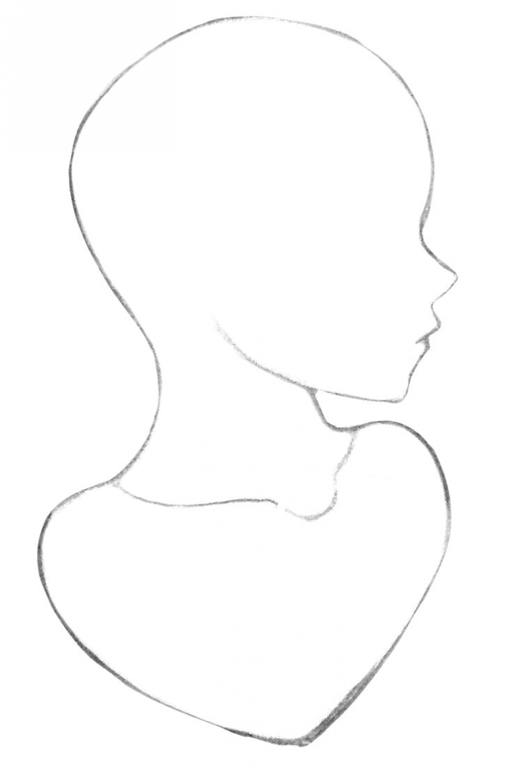 Collection of free drawing bases female anime