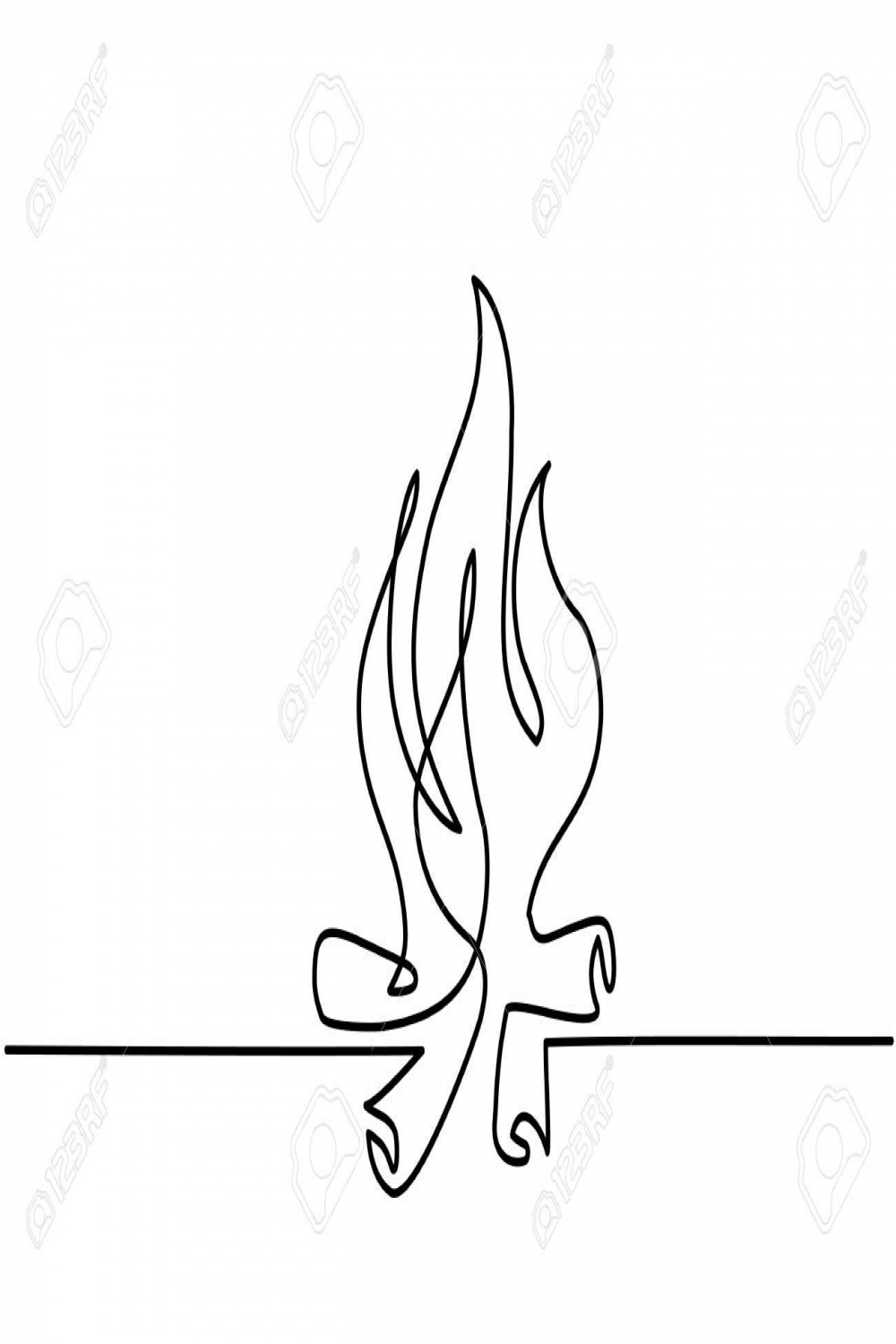 Continuous line drawing
