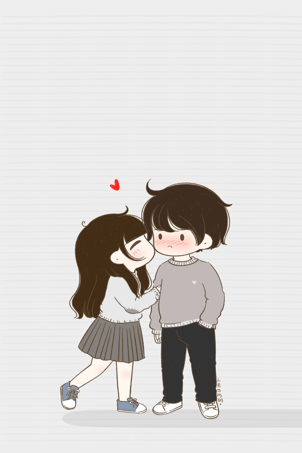 Creative Drawings Sketches  Cute love cartoons, Cartoons love