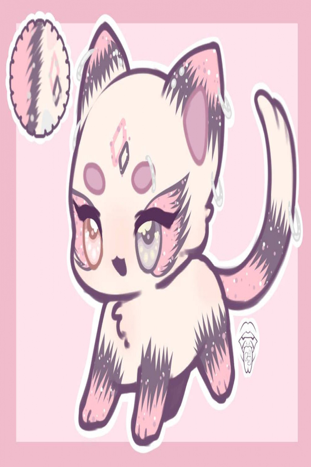 Cute Gacha Cat by HardBreadArt on DeviantArt
