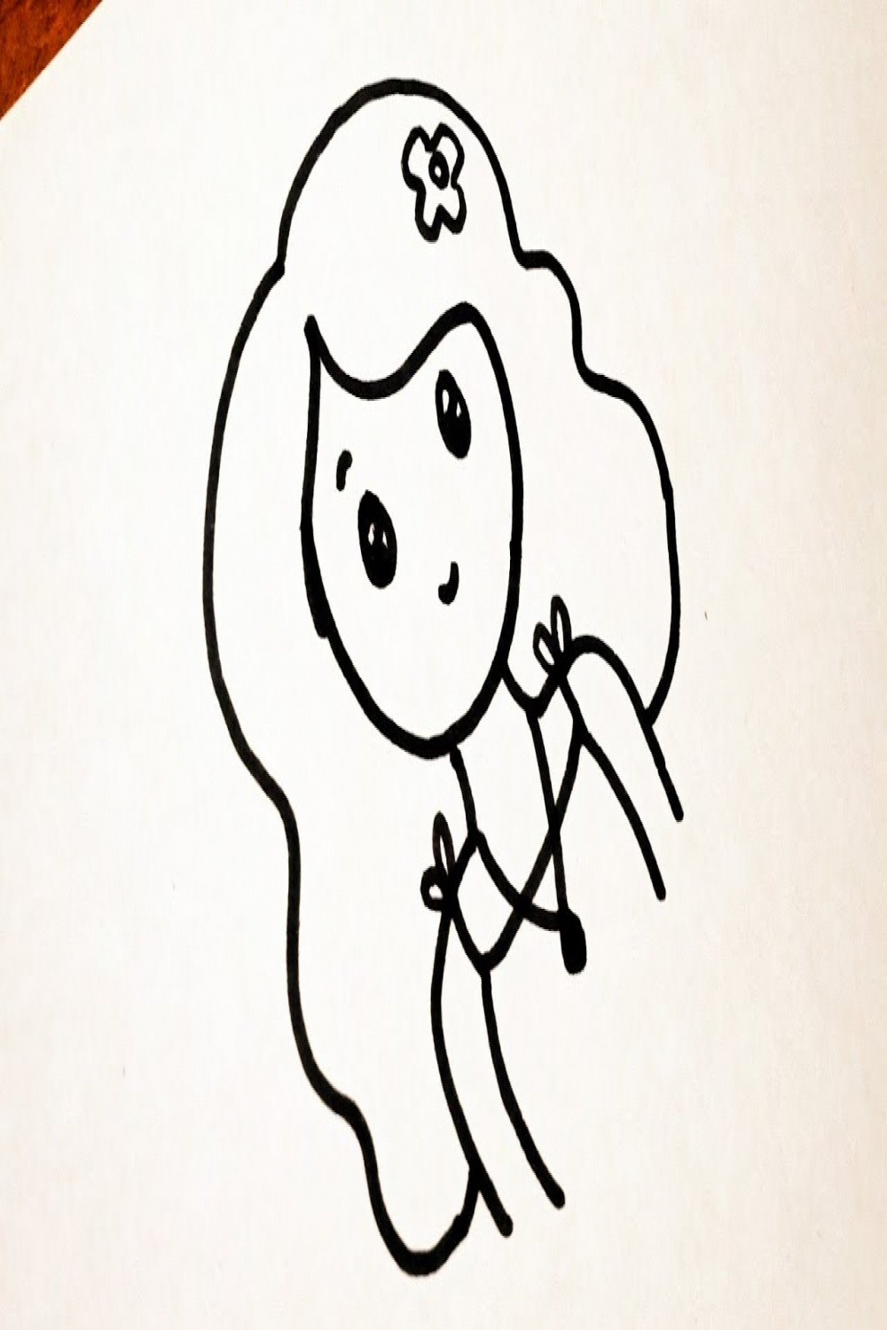 Cute girl drawing 👩 -  Minute Drawing  (NEW!)