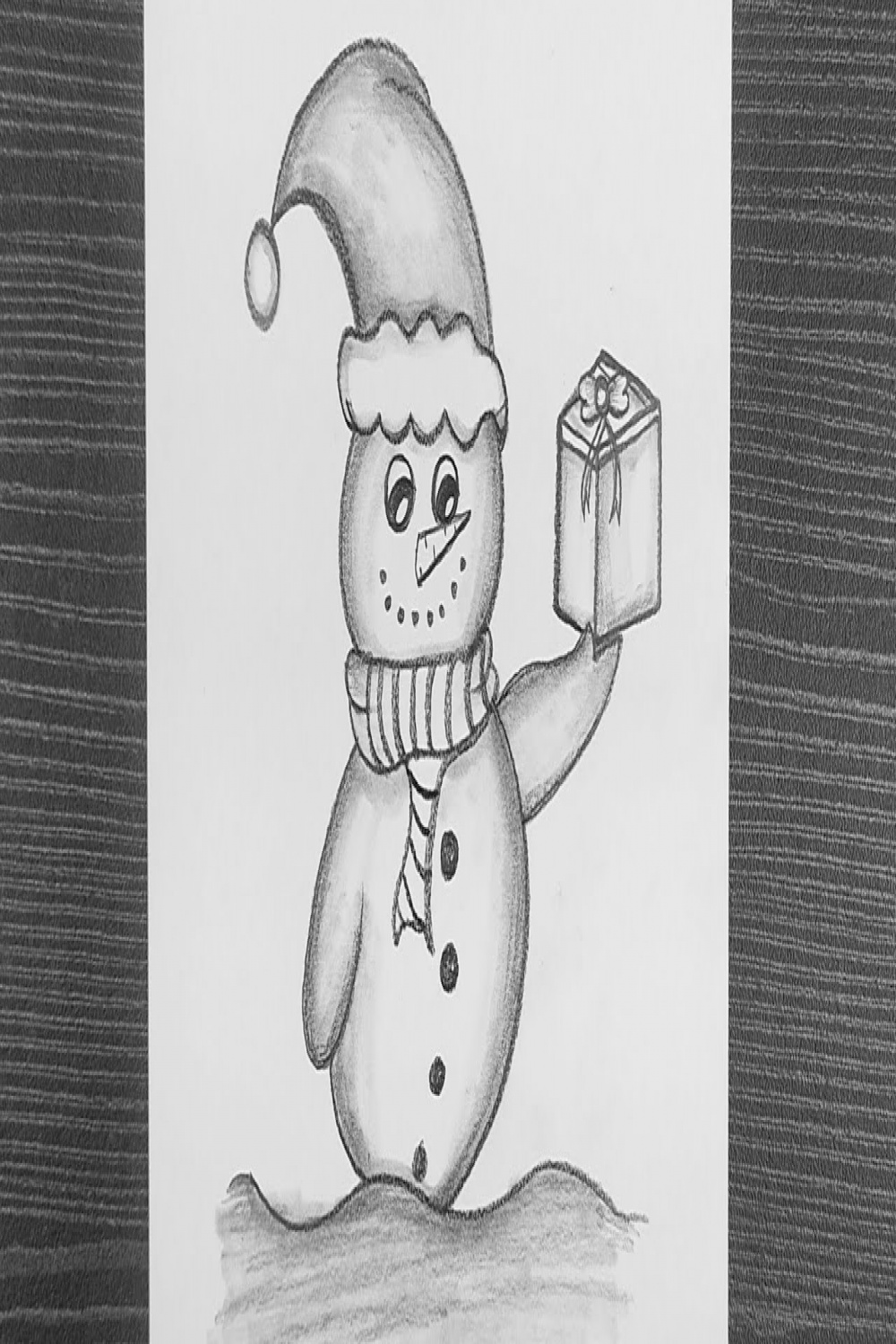 Cute Snowman Drawing For Kids  How To Draw A Snowman  Christmas Drawing  Ideas  Pencil Drawing