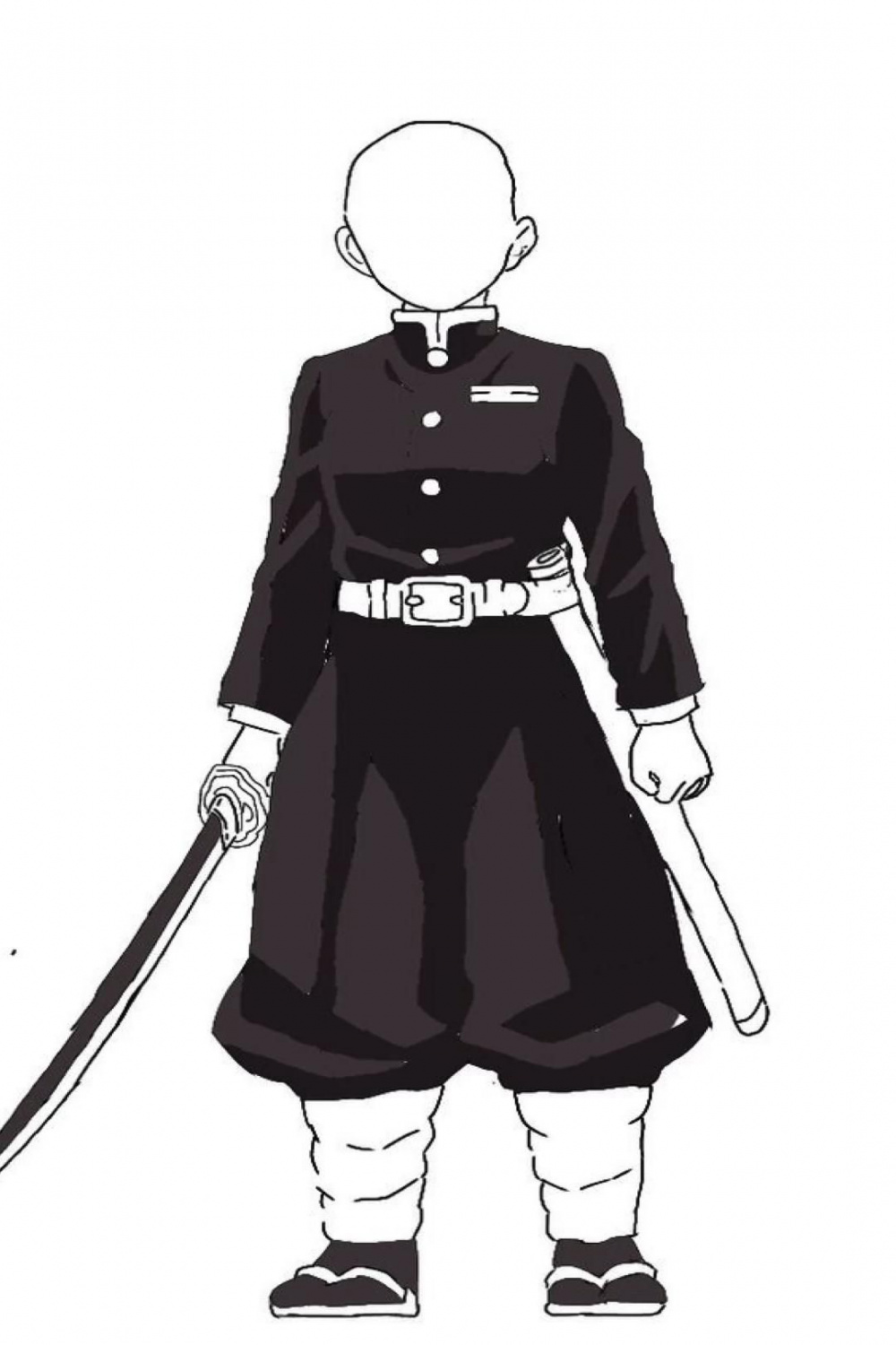 Demon slayer base  Desenhando roupas de anime, Tutoriais de