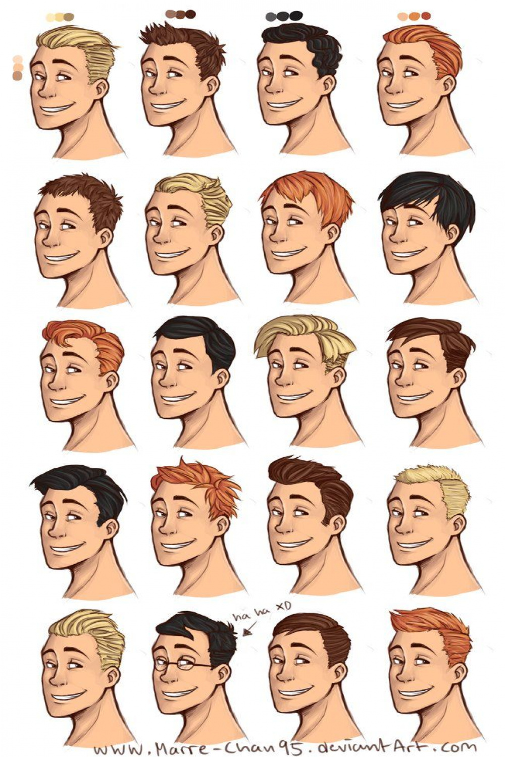 diffrent haircuts+-- by Marre-Chan on deviantART  How to