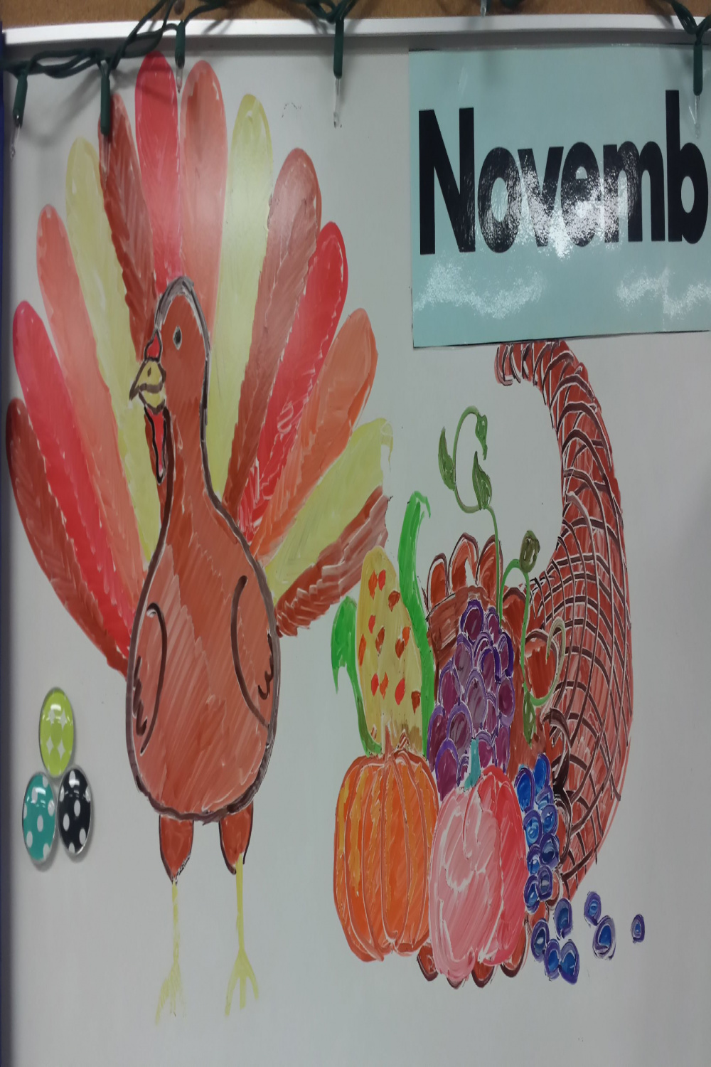 DIY Thanksgiving White Board Art  Whiteboard art, Dry erase board