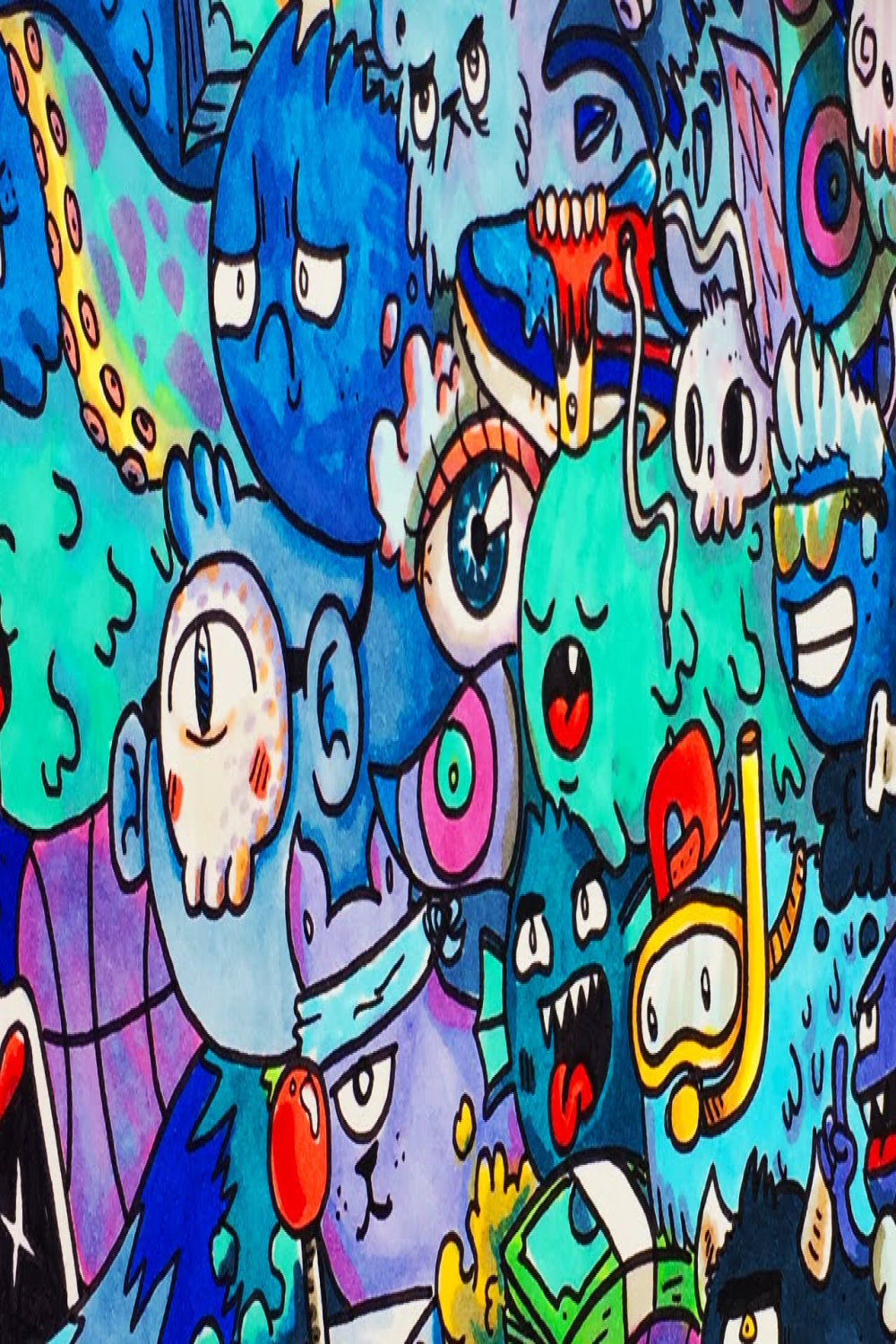 DOODLE INSPIRATION  Copic marker Timelapse Drawing