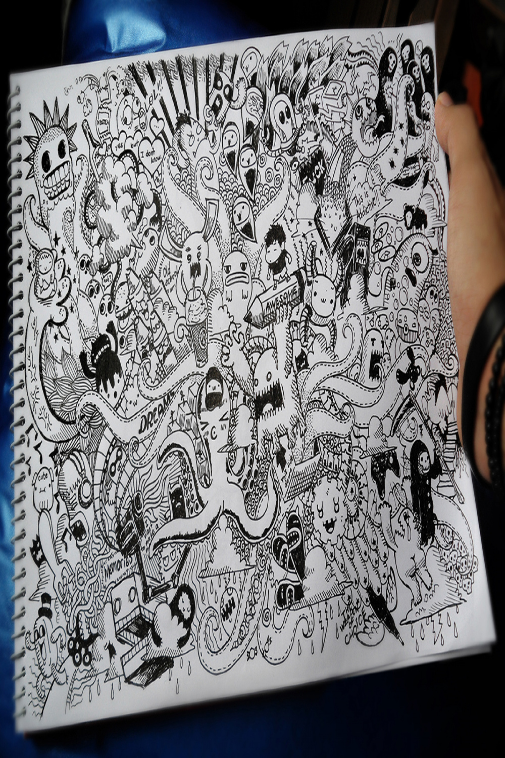 - DOODLES Batch  : Full Page Drawings on Behance