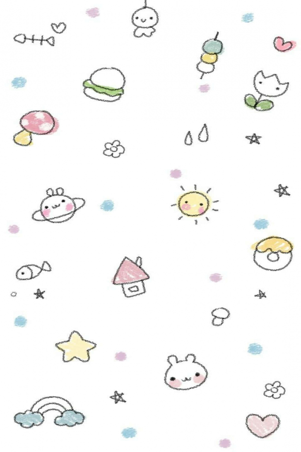 Download Kawaii Aesthetic Cute Drawings Wallpaper  Wallpapers