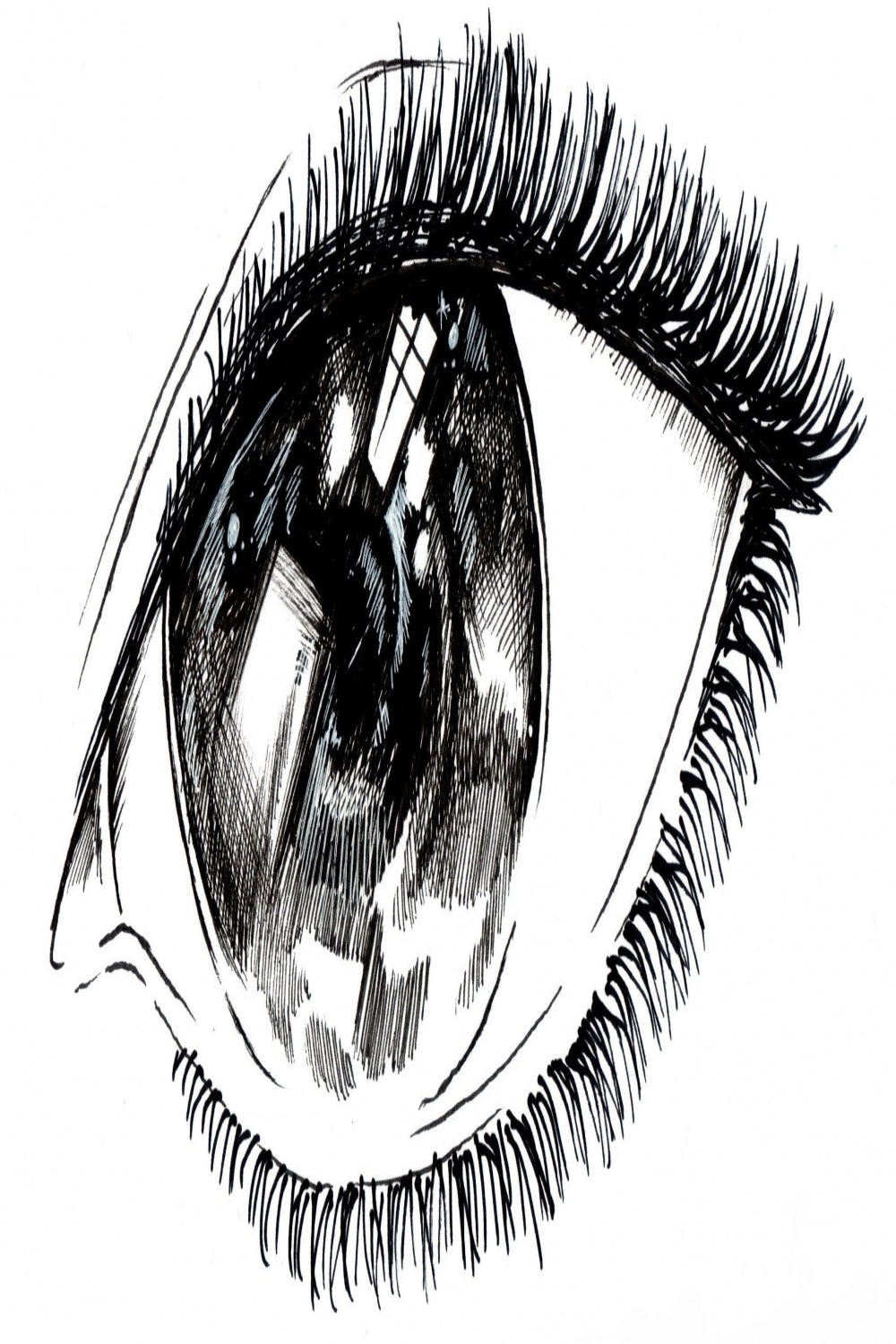 draw magic japanese eye / disegno magico occhio japponese (animated spe   Drawings, Eye drawing, Japanese eyes