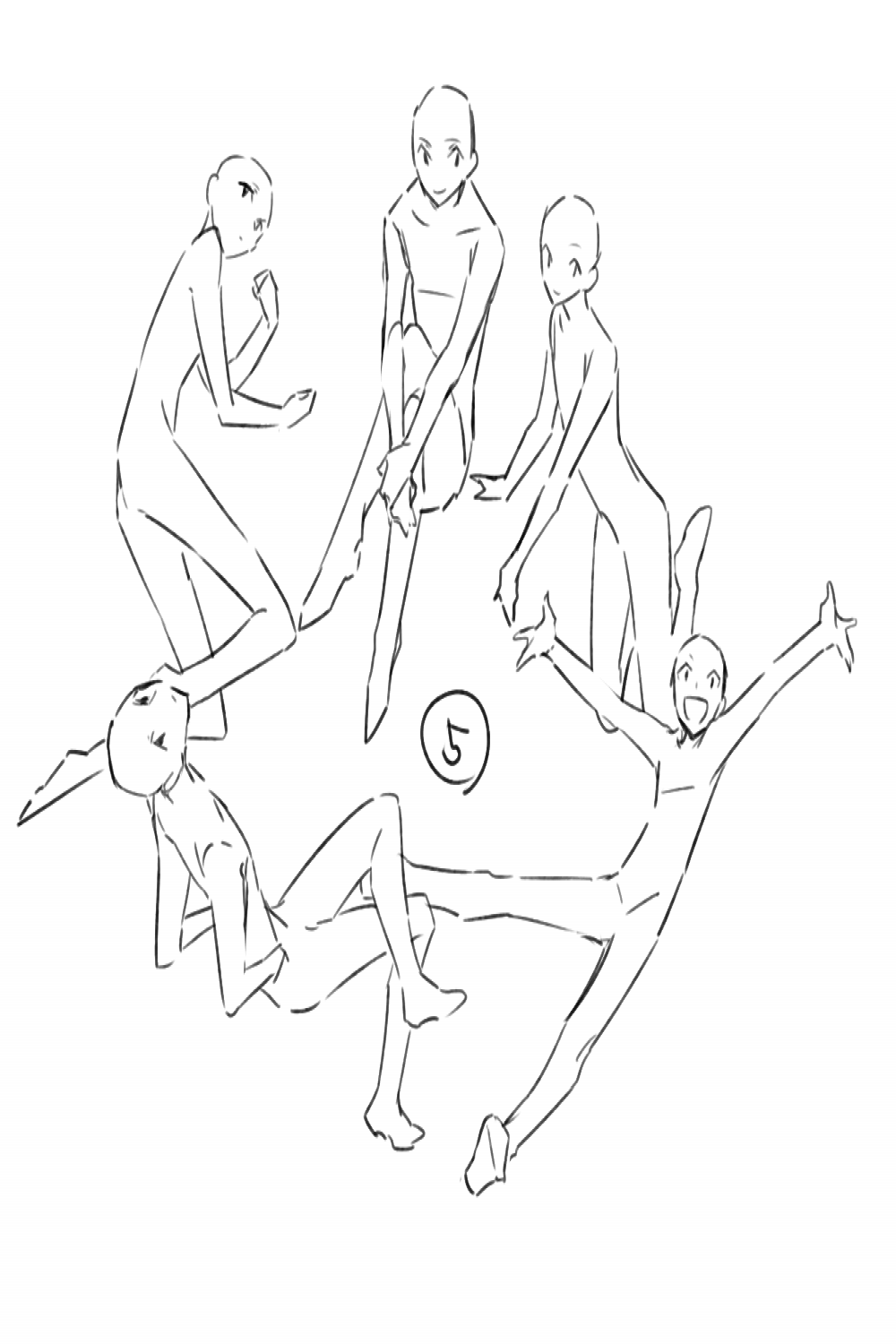 Draw the squad ideas  art reference, drawings, art reference