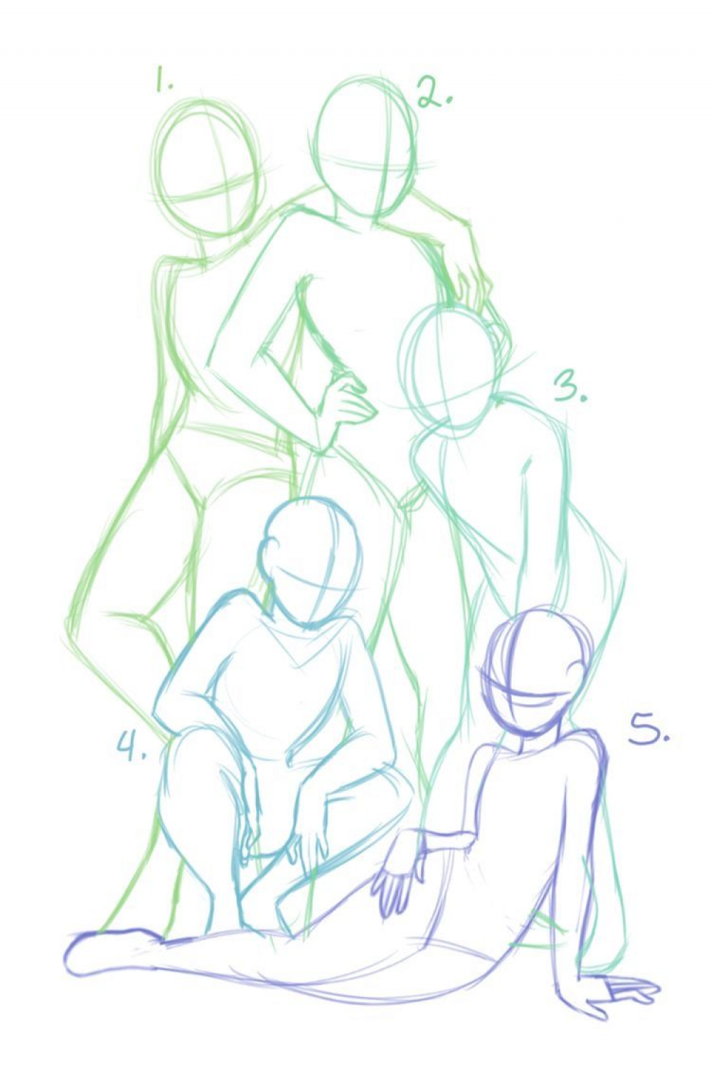 Draw the squad ideas  draw the squad, drawing base, drawing poses