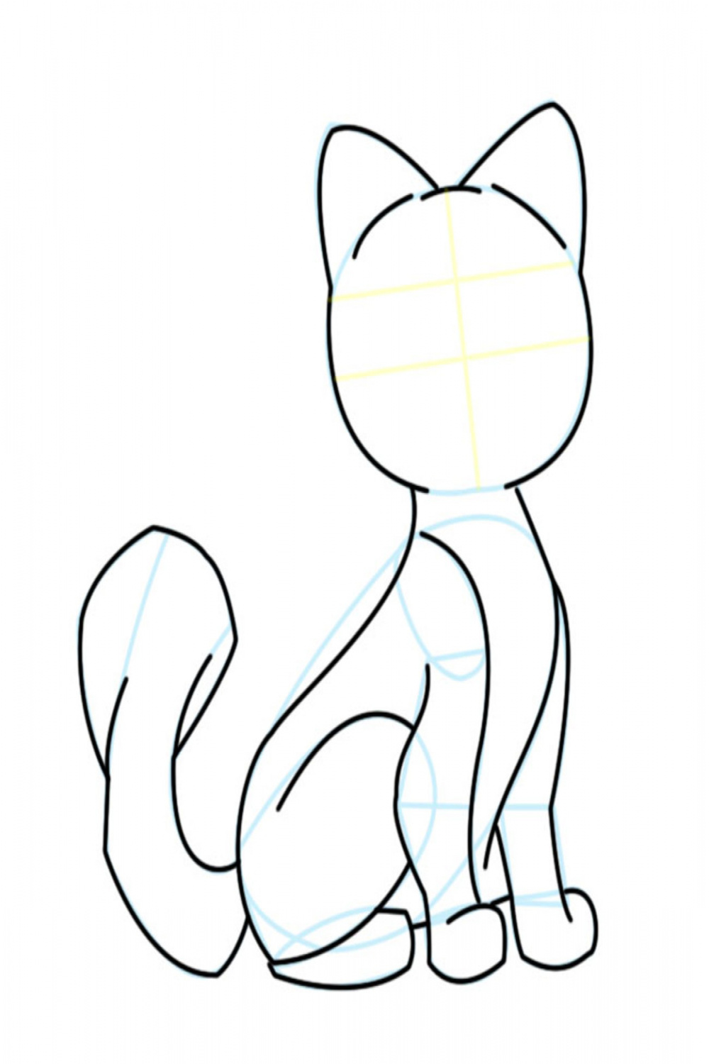 Drawing a Cartoon Cat - FeltMagnet