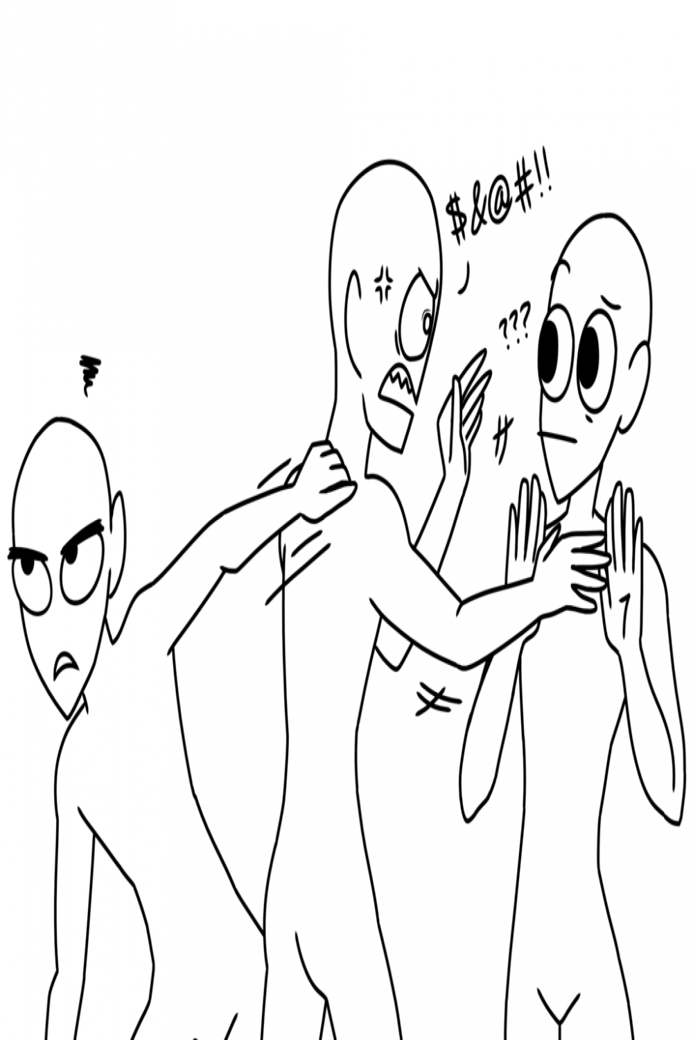 Drawing base, Draw the squad, Drawings of friends