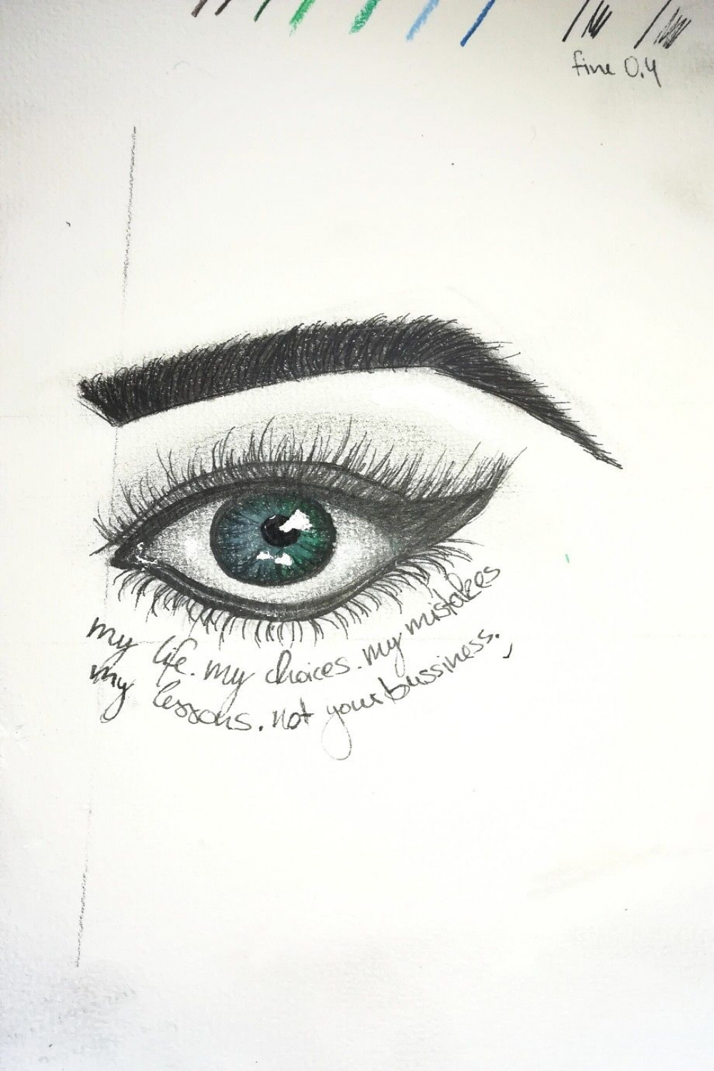 Drawing.eye.brow.blue.green.tumblr.lashes.quotes.english