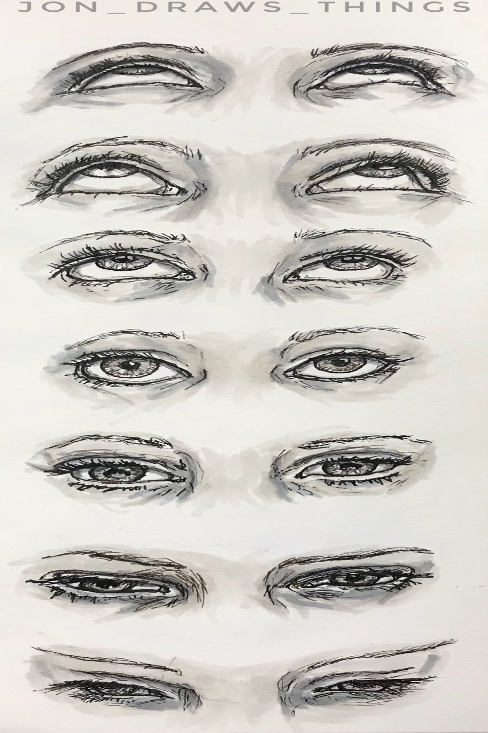 Drawing Eyes Reference  Eye drawing, Human eye drawing, Eye