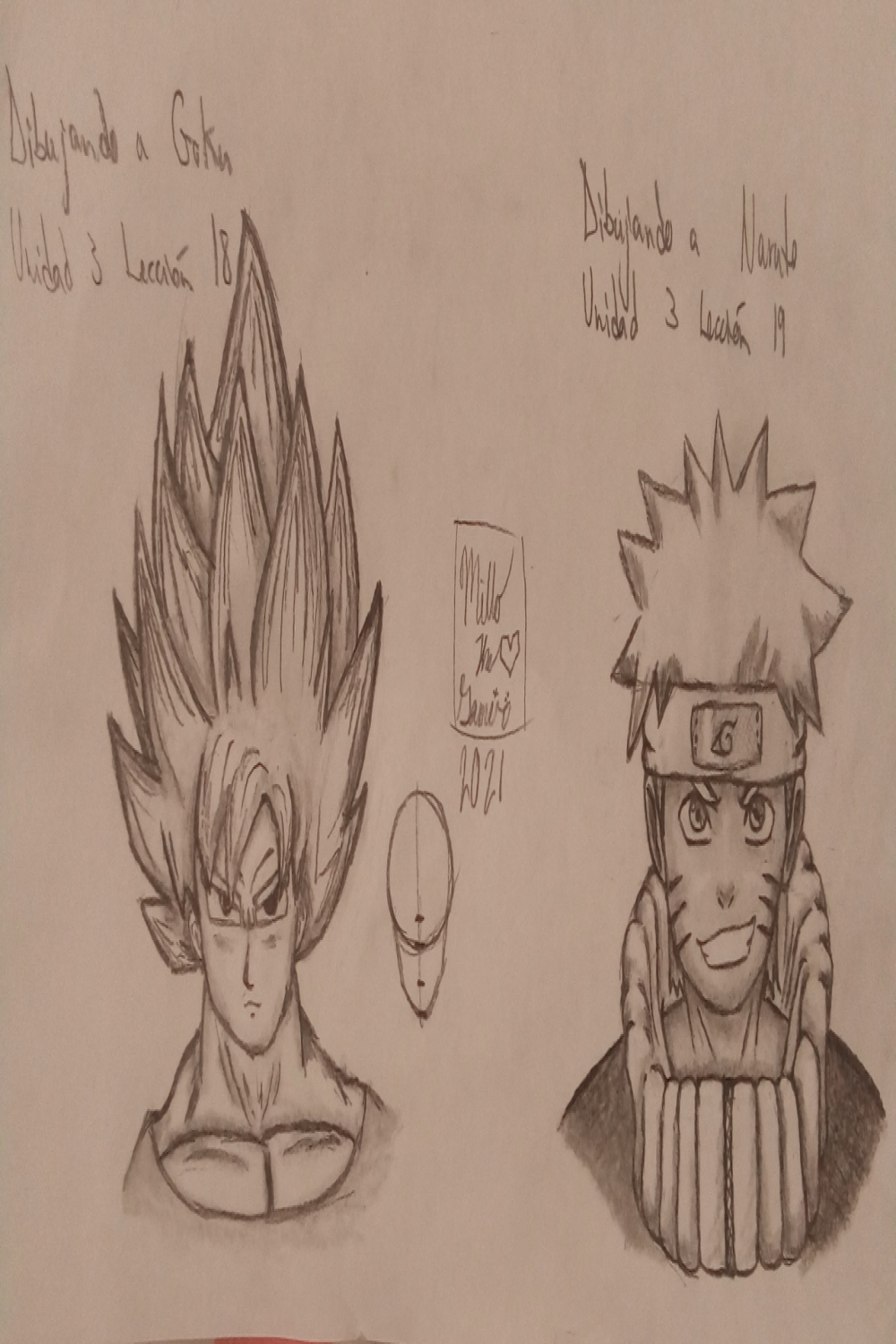 Drawing Goku and Naruto for the st time ಠ‿ಠ Millo Starlight